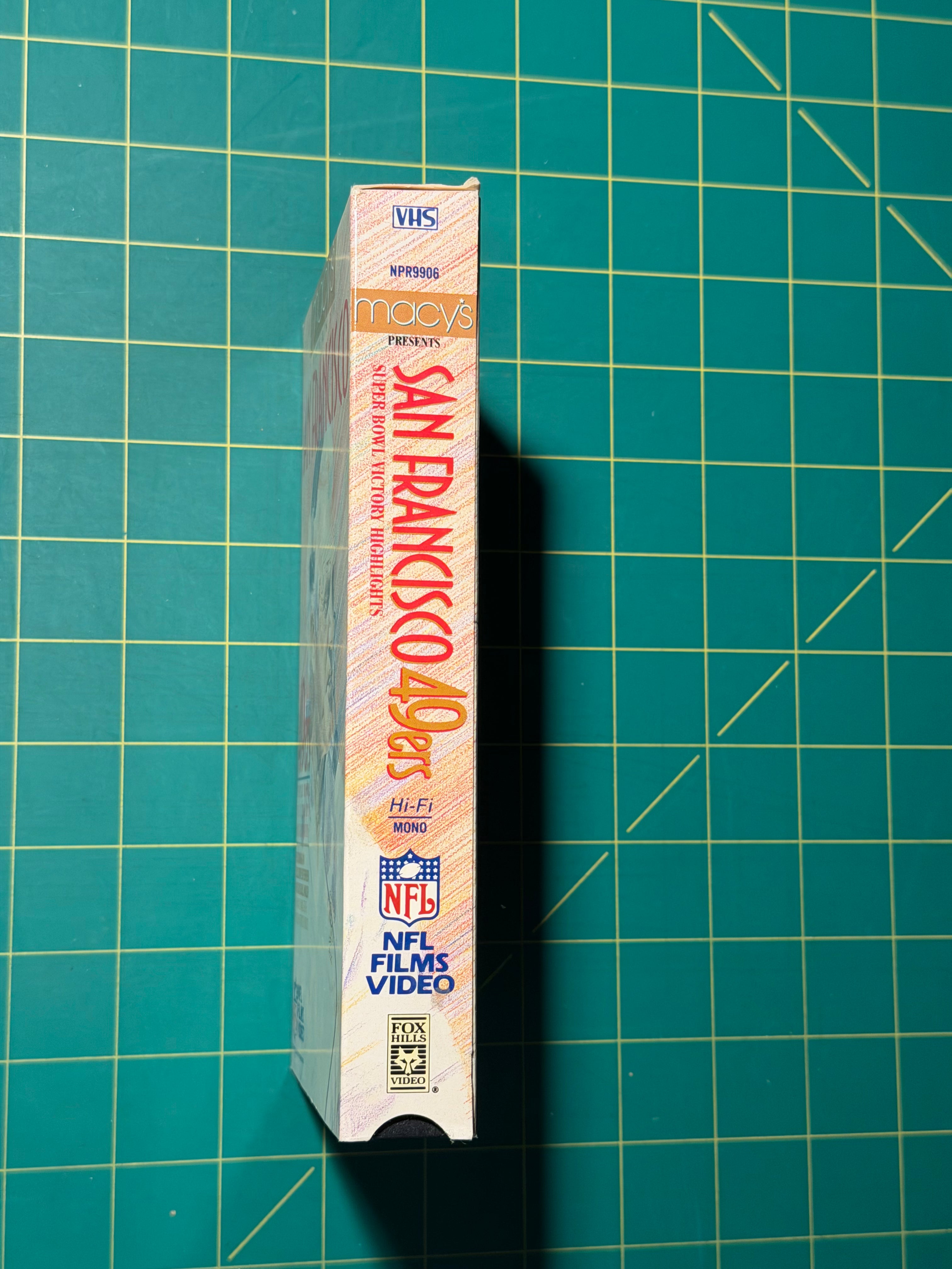 San Francisco 49ers Super Bowl Victory Highlights - VHS Tape, Used Good