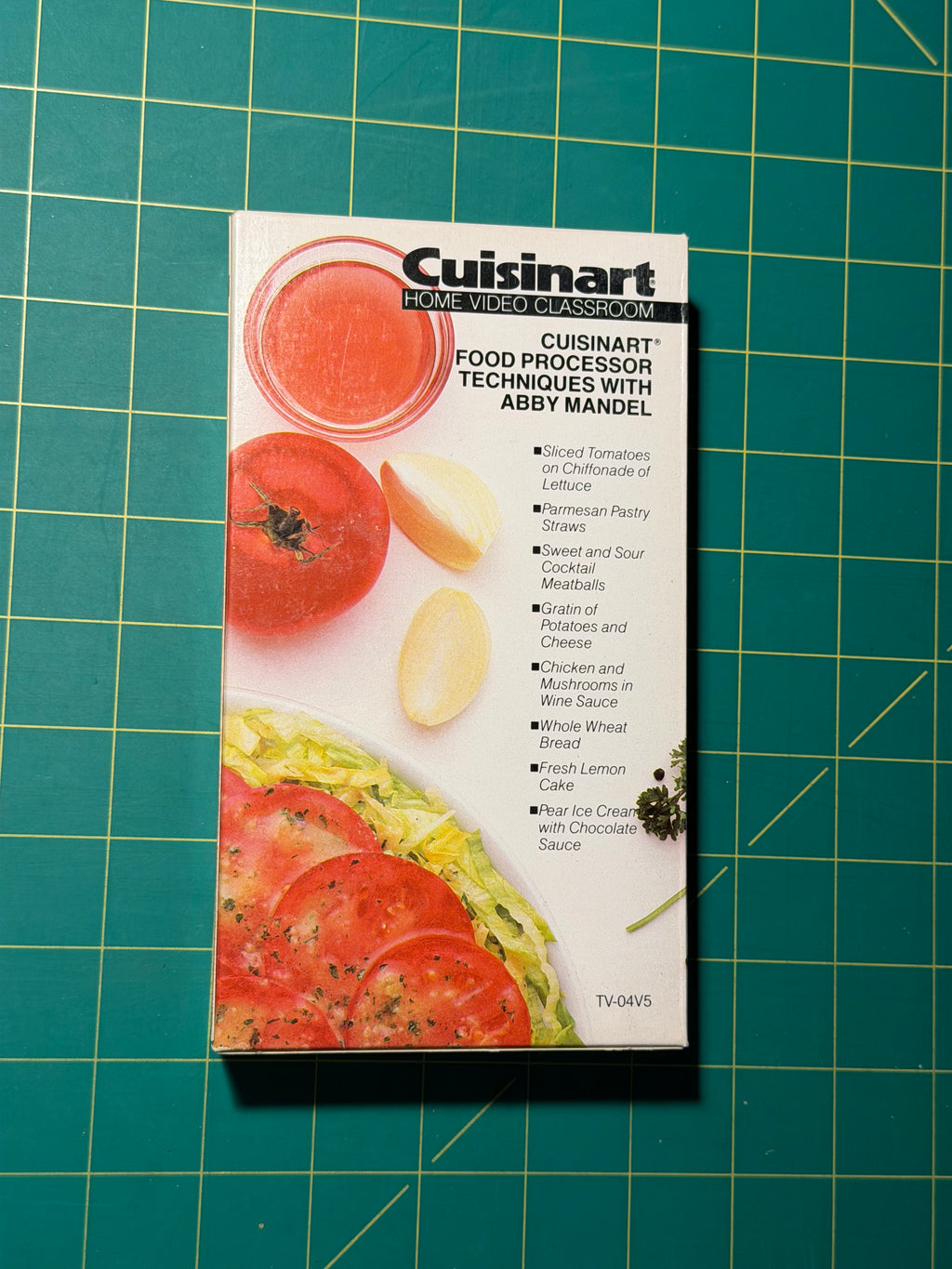Cuisinart Food Processor Techniques with Abby Mandel - VHS Tape, Used Good