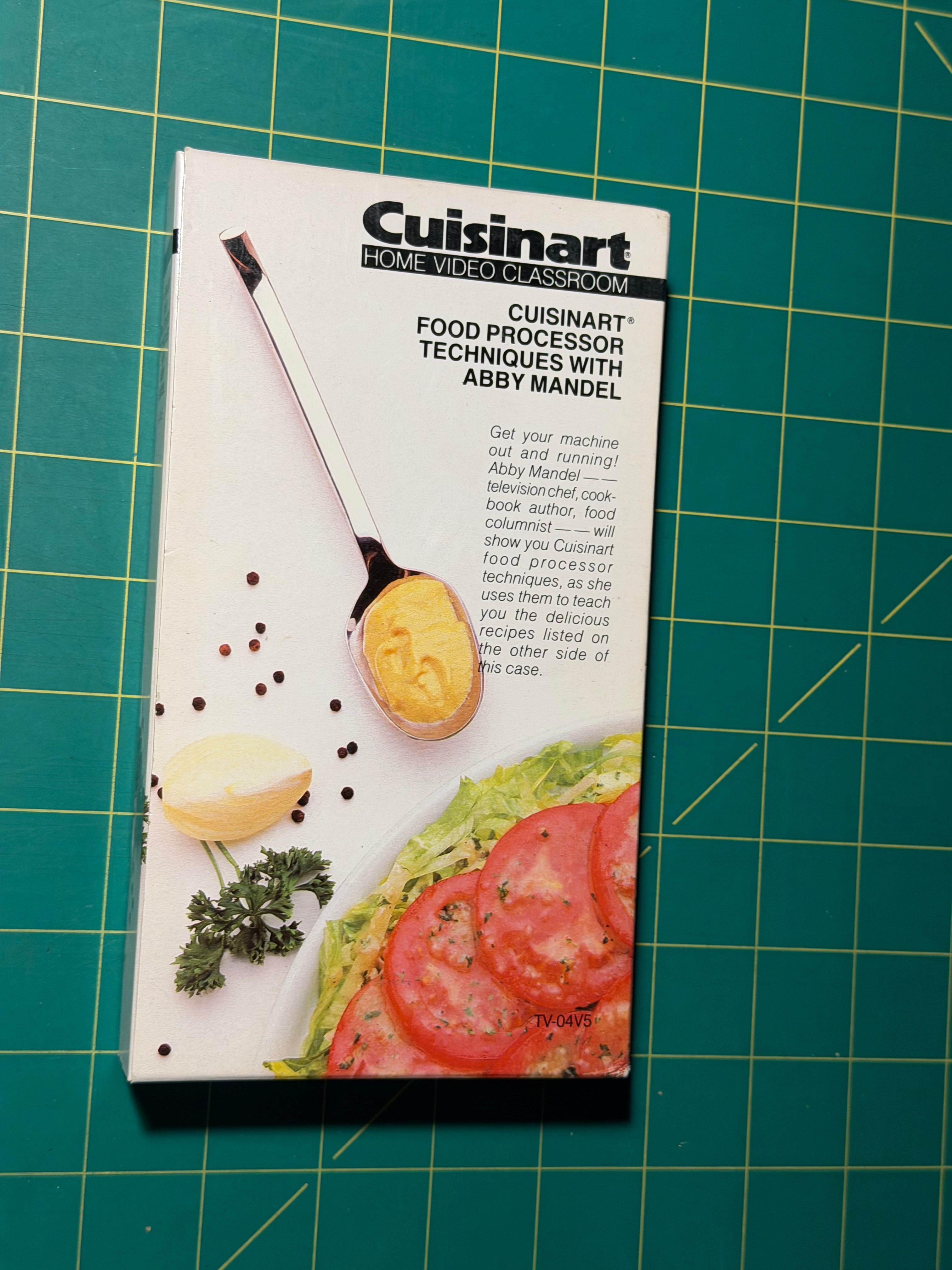 Cuisinart Food Processor Techniques with Abby Mandel - VHS Tape, Used Good