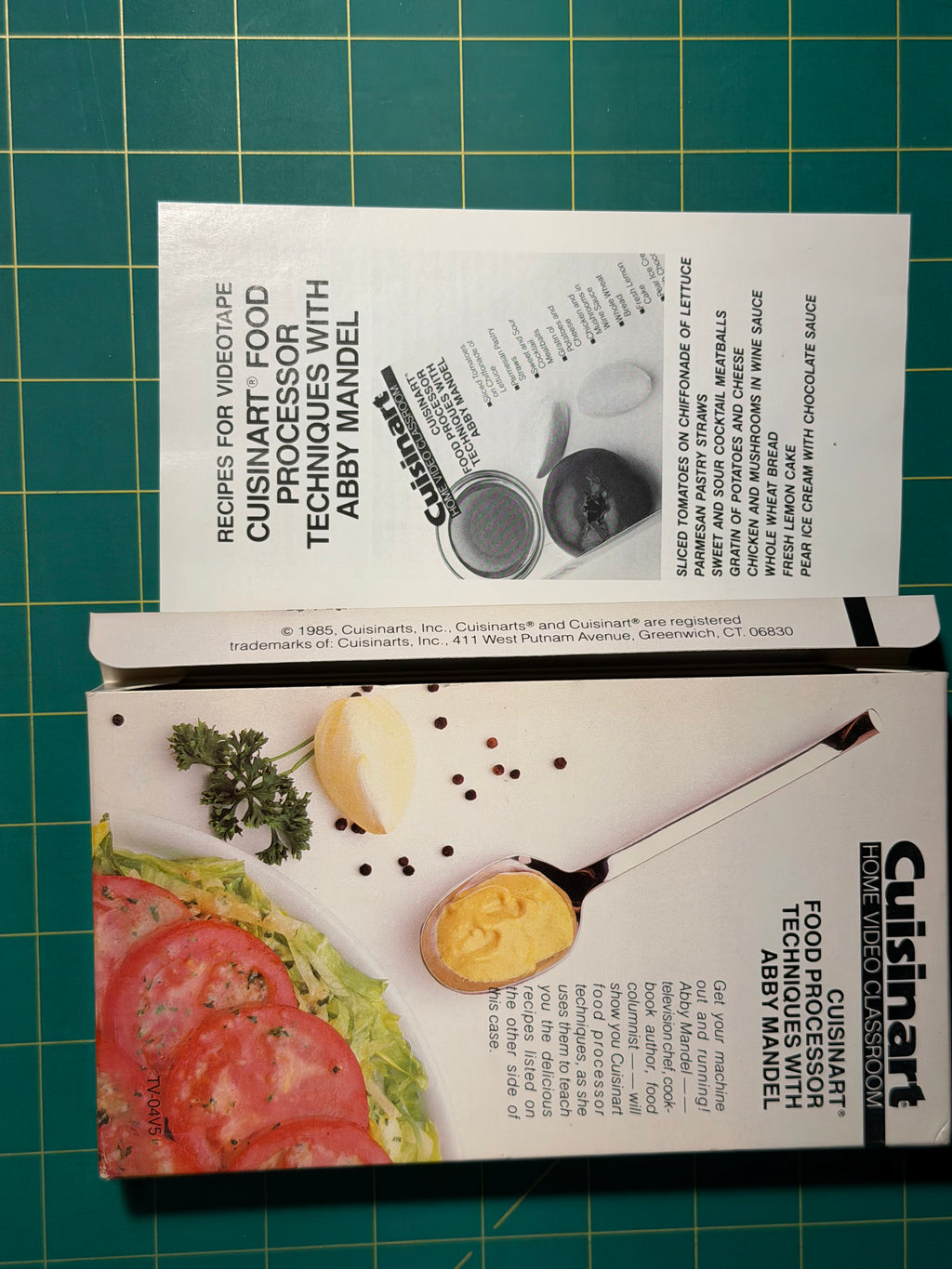 Cuisinart Food Processor Techniques with Abby Mandel - VHS Tape, Used Good