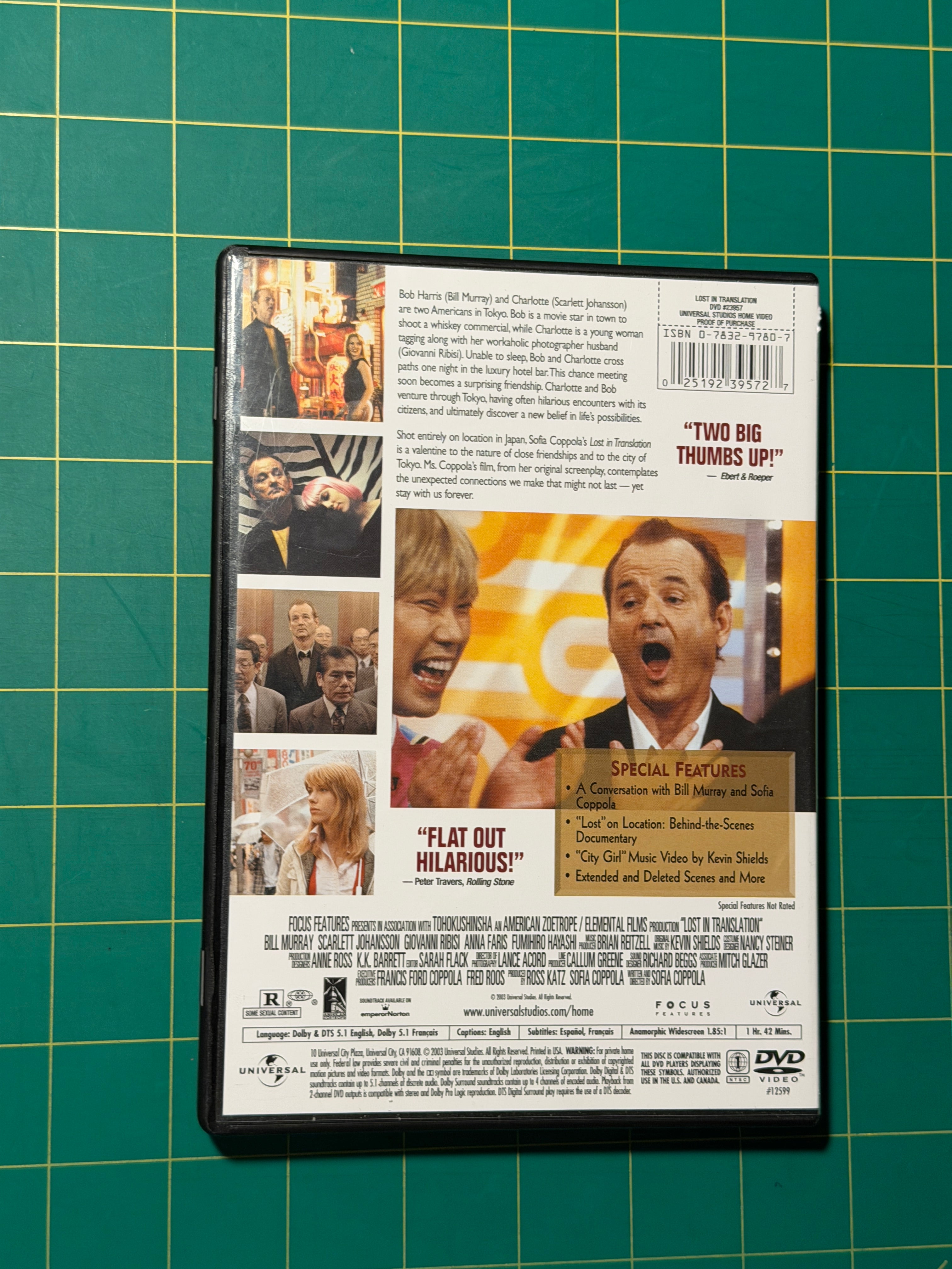 Lost in Translation - DVD, Used Good