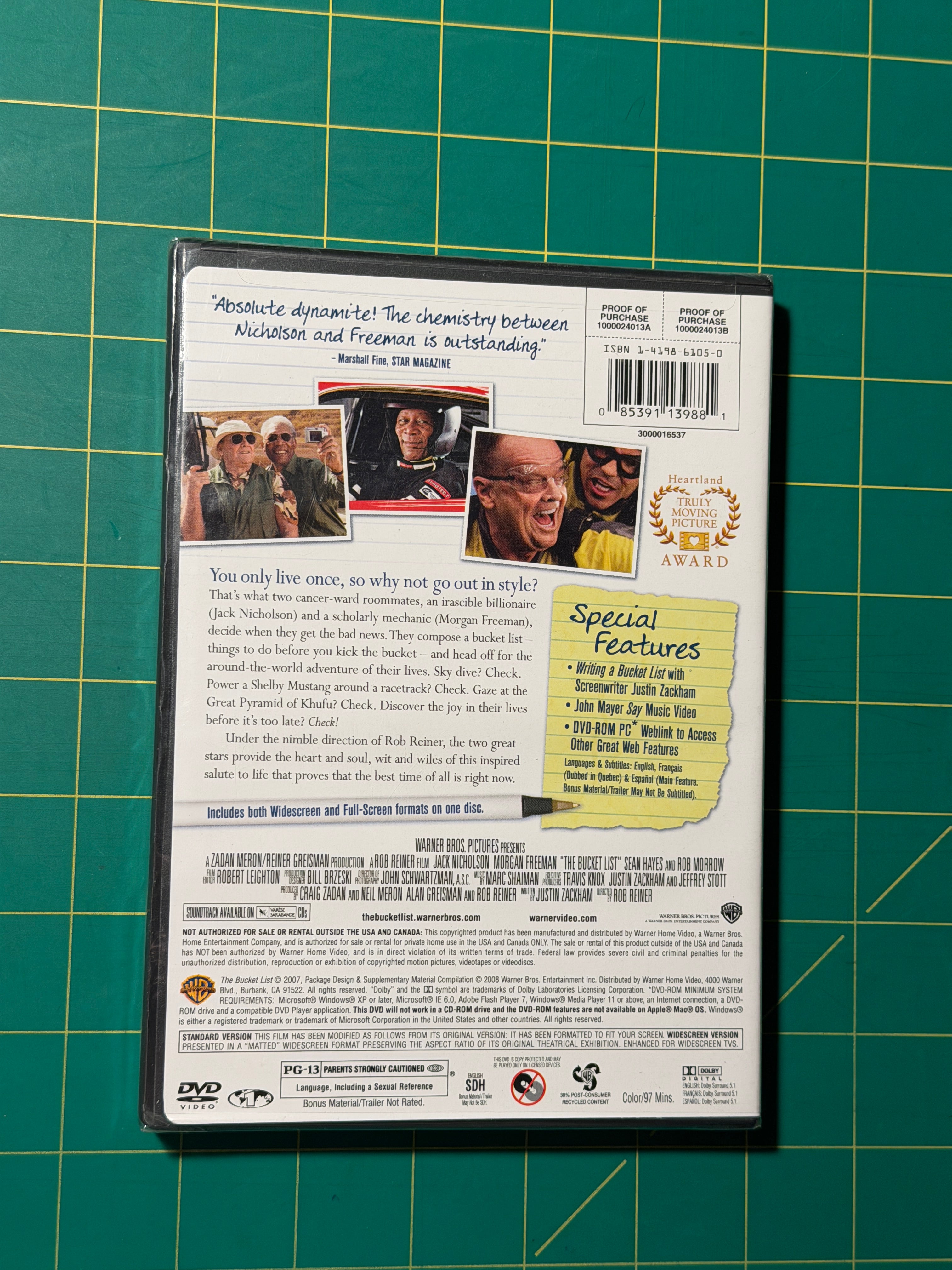 The Bucket List - DVD, New Sealed