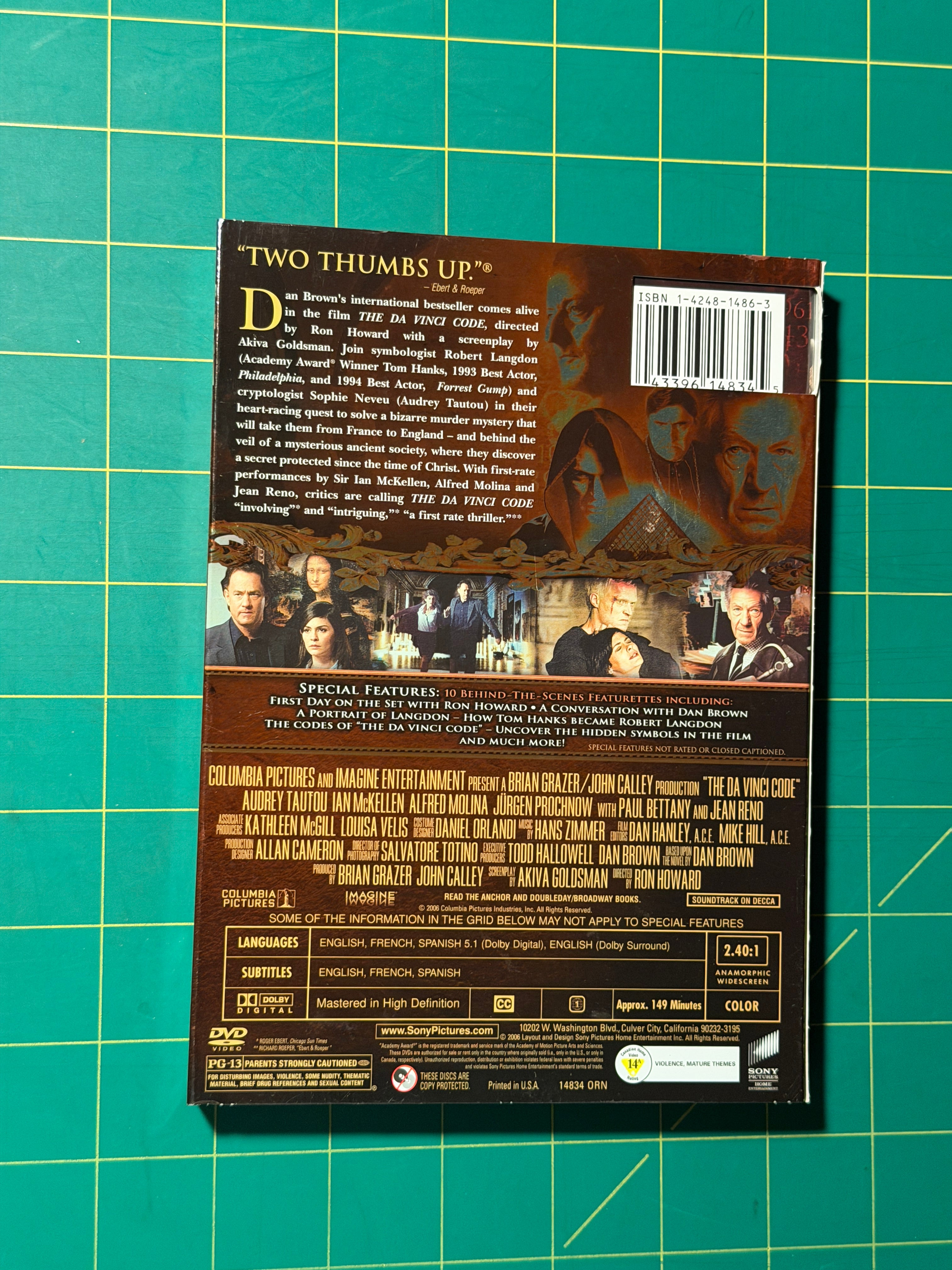 The DaVinci Code (2-Disc Special Edition) - DVD, Used Good