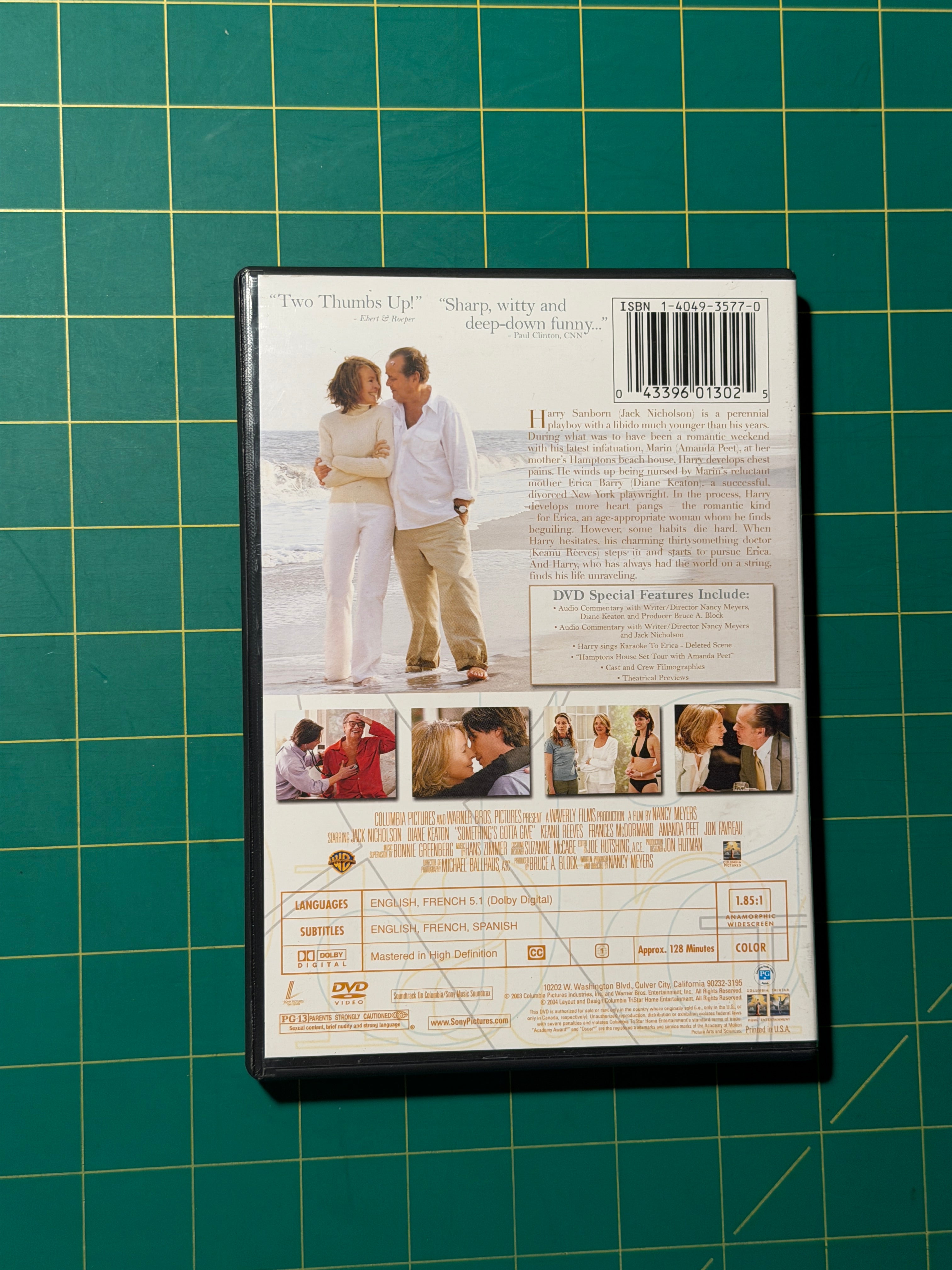 Something's Gotta Give - DVD, Used Good
