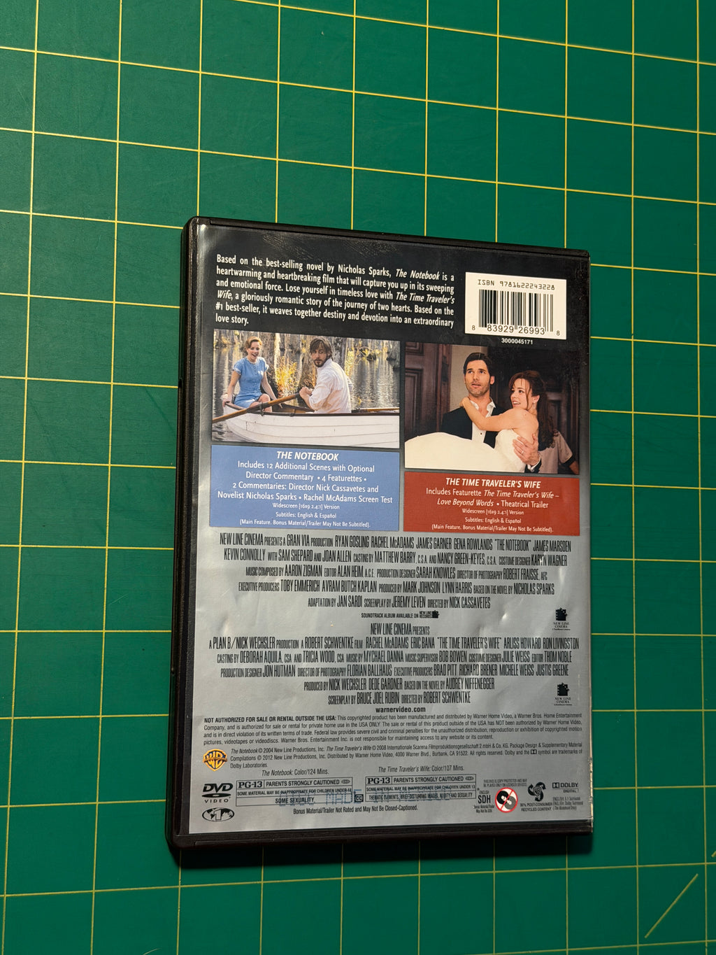 The Notebook / The Time Traveler's Wife (Double Feature) - DVD, Used Good