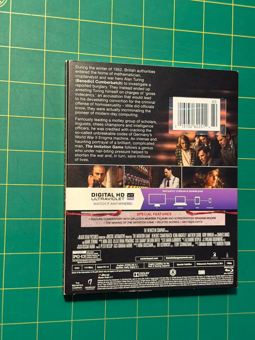 The Imitation Game - Blu-ray, New, Sealed