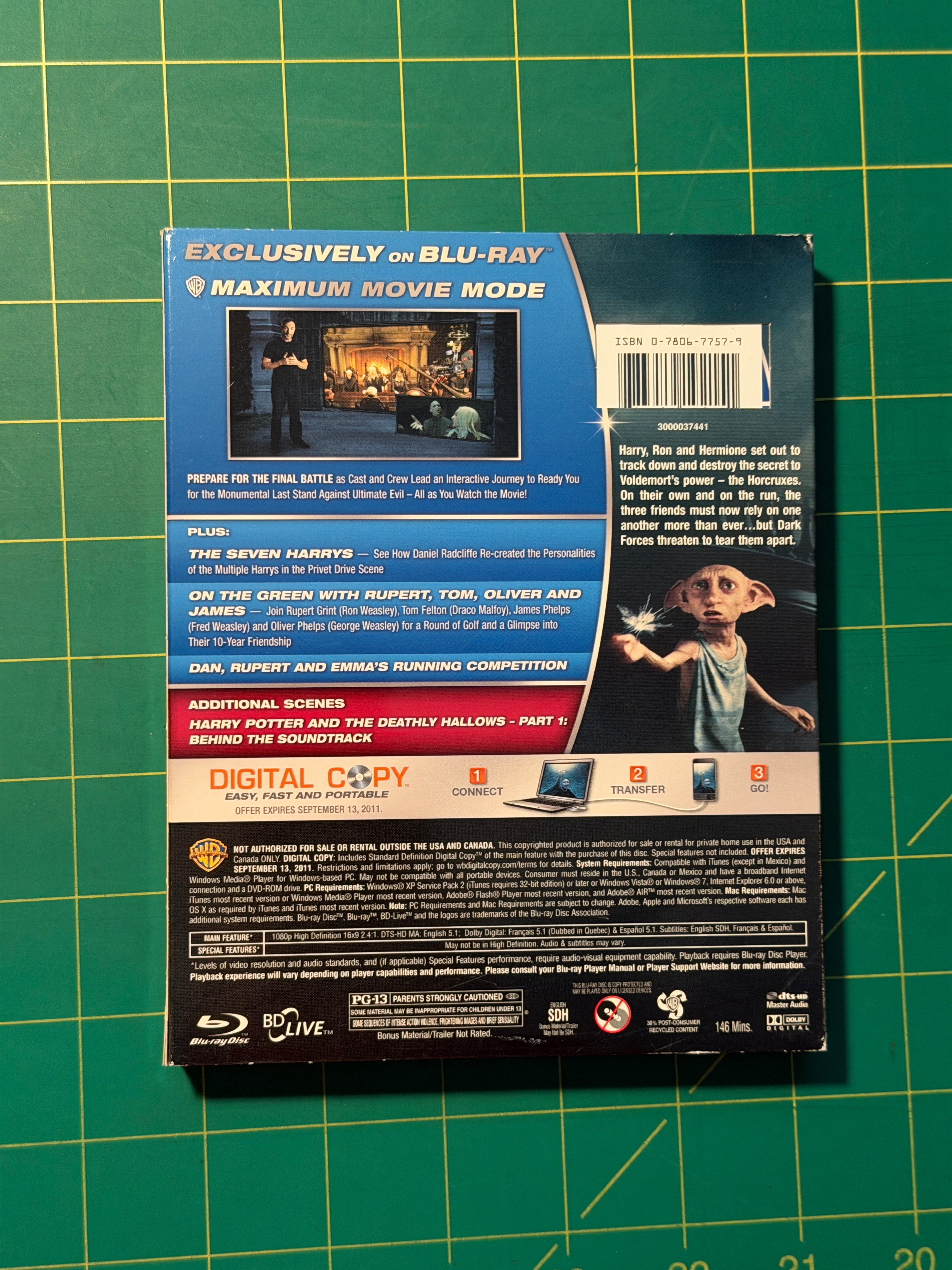Harry Potter and the Deathly Hallows Part 1 - Blu-ray, Used Good