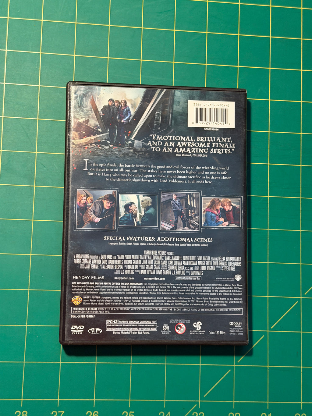 Harry Potter and the Deathly Hallows Part 2 - DVD, Used Good