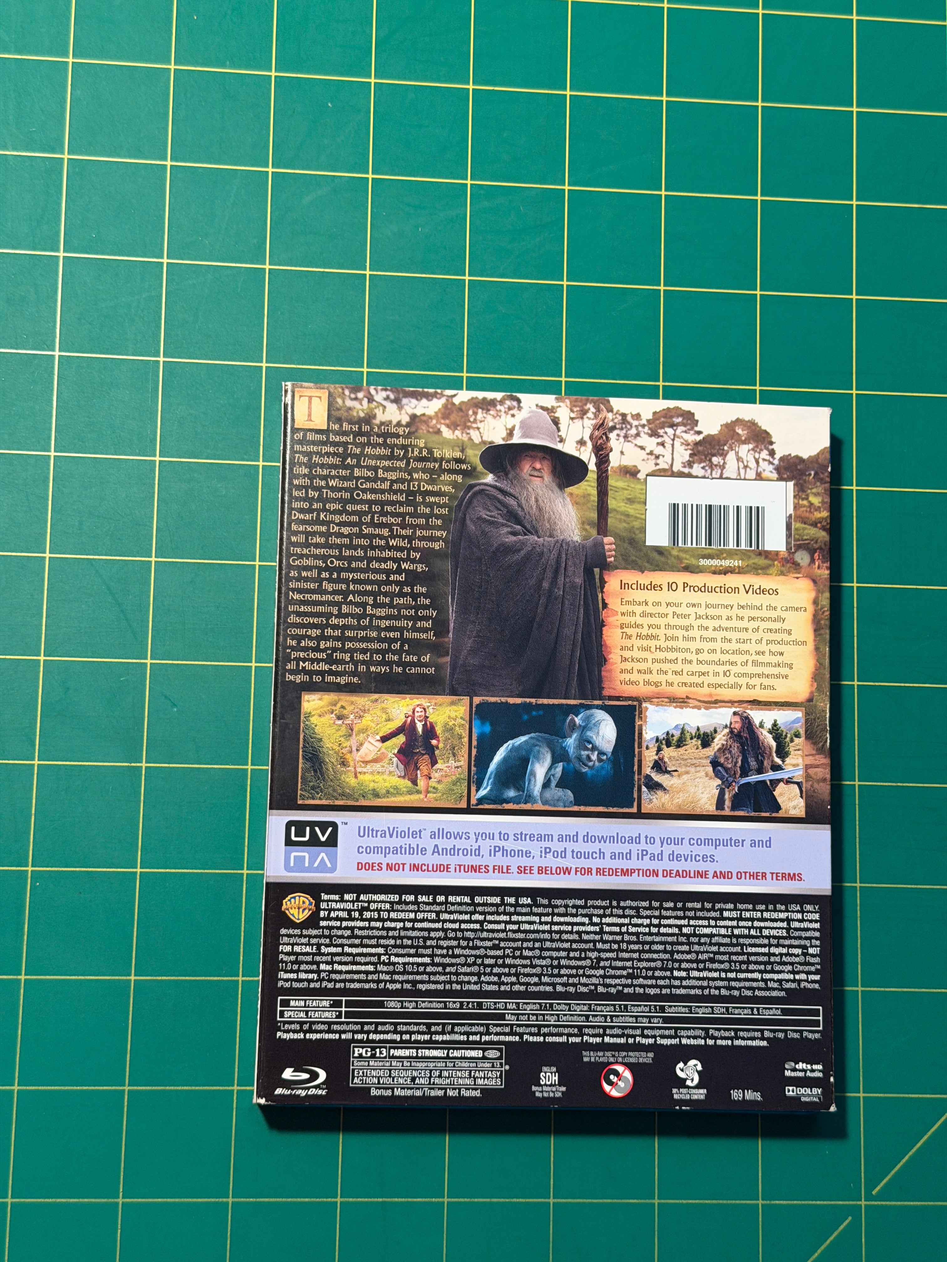 The Hobbit: An Unexpected Journey - DVD/Blu-ray/Digital UV, Used Good