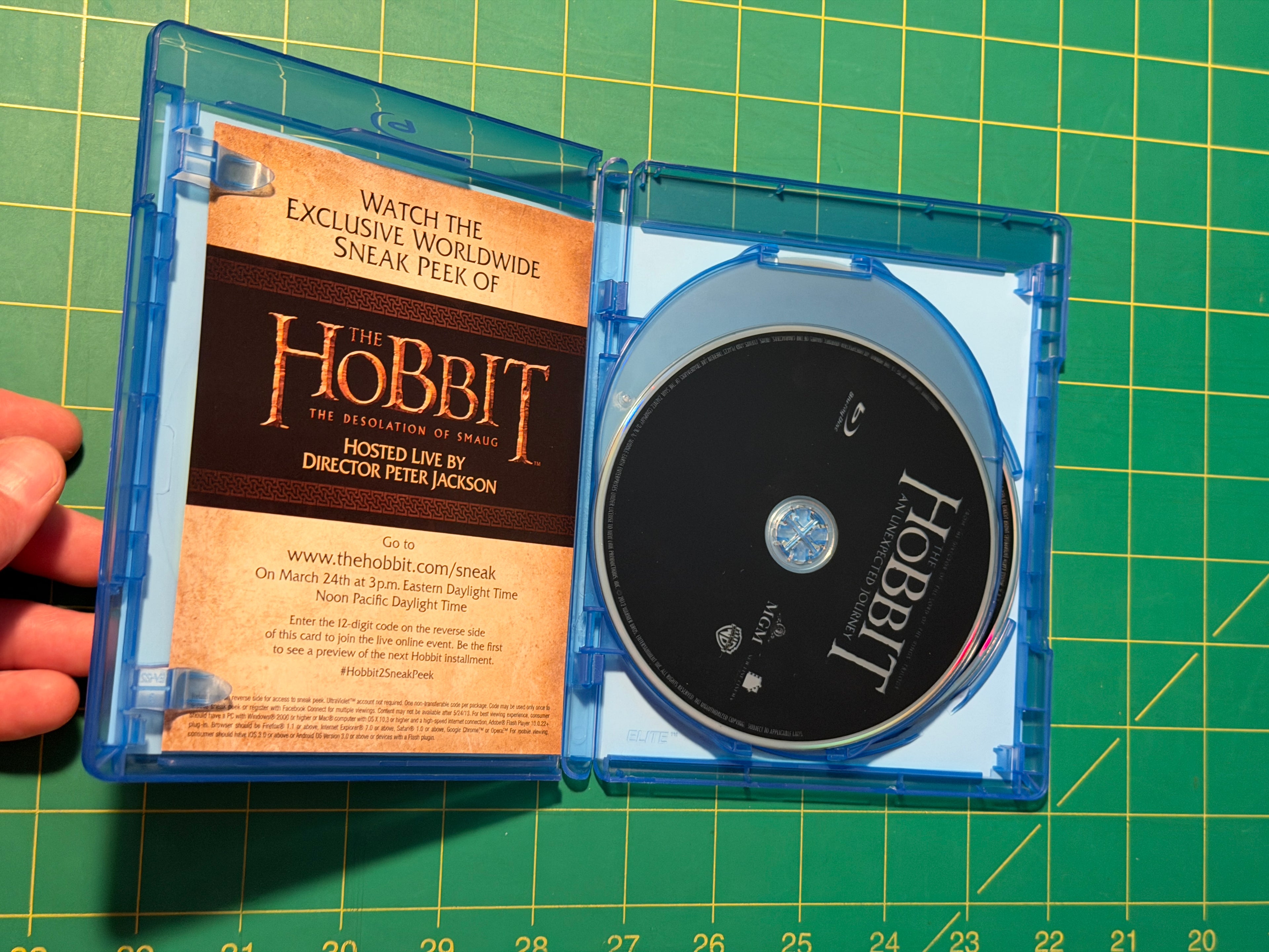 The Hobbit: An Unexpected Journey - DVD/Blu-ray/Digital UV, Used Good