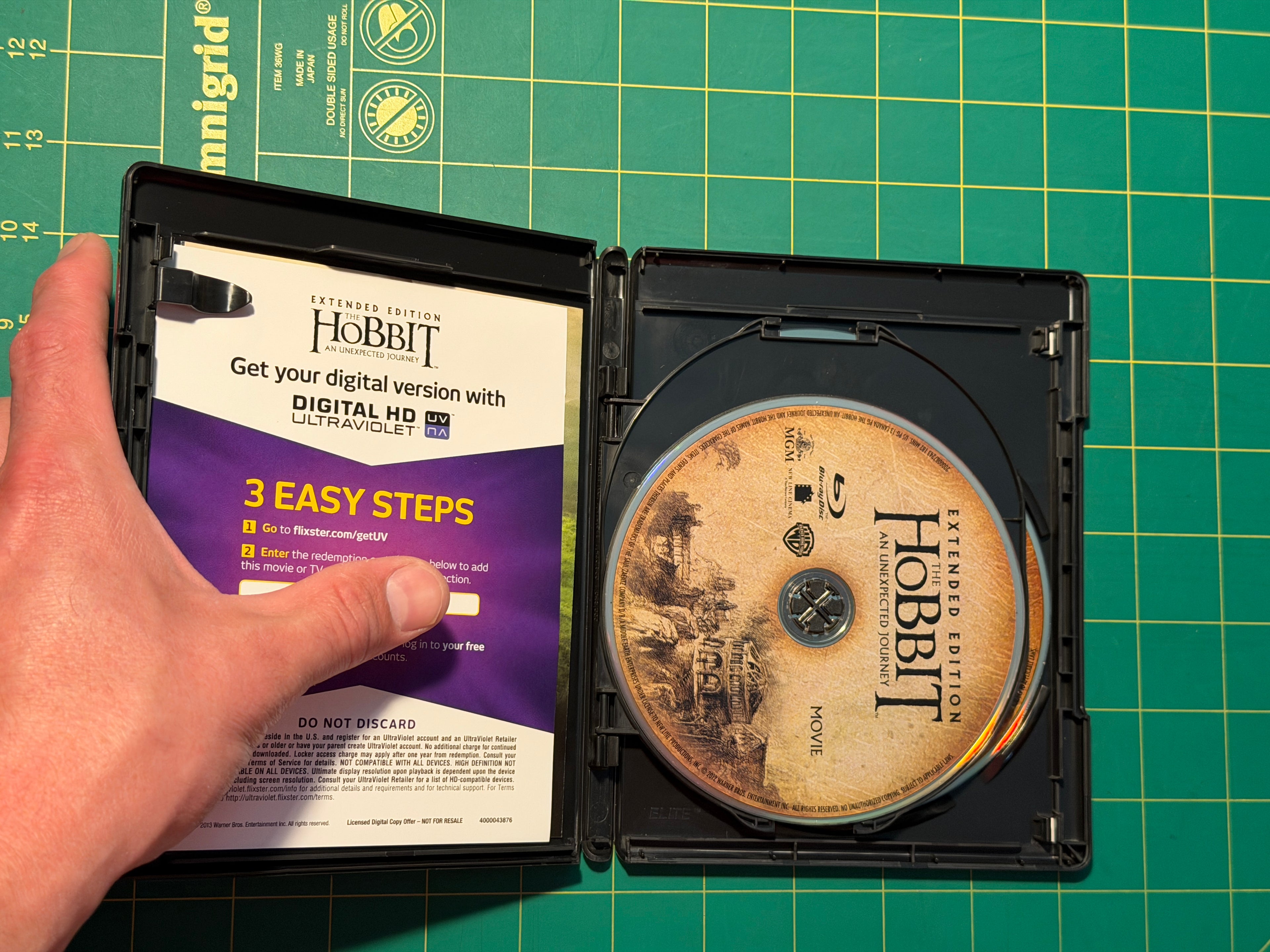The Hobbit: An Unexpected Journey (Extended Edition) - Blu-ray, Used Good