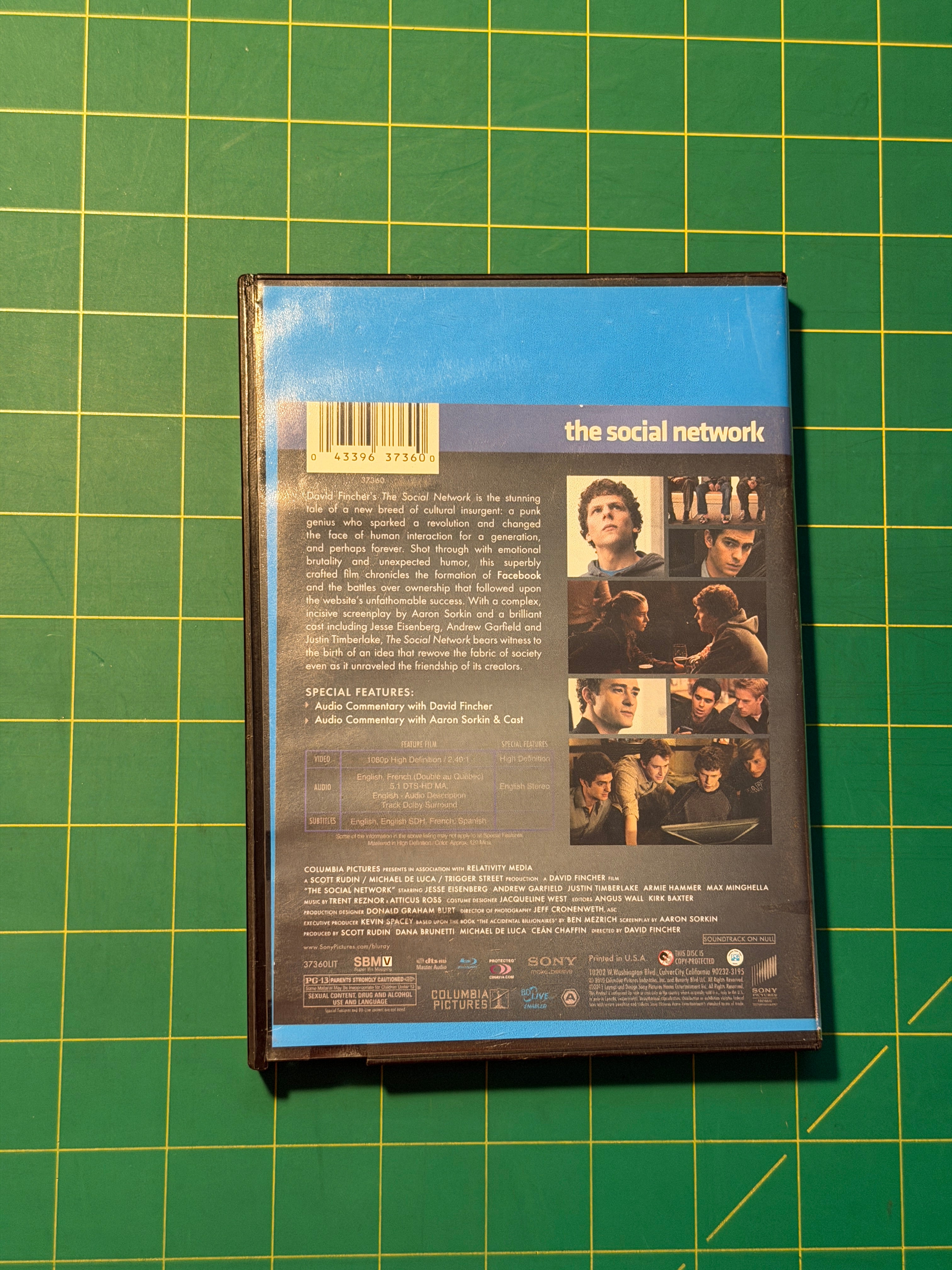 The Social Network - Blu-ray, Used Good