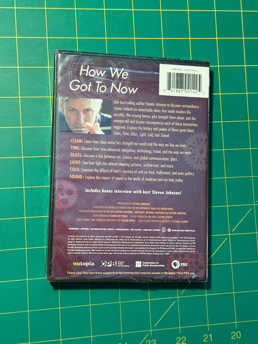 How We Got to Now with Steven Johnson - DVD, New, Sealed
