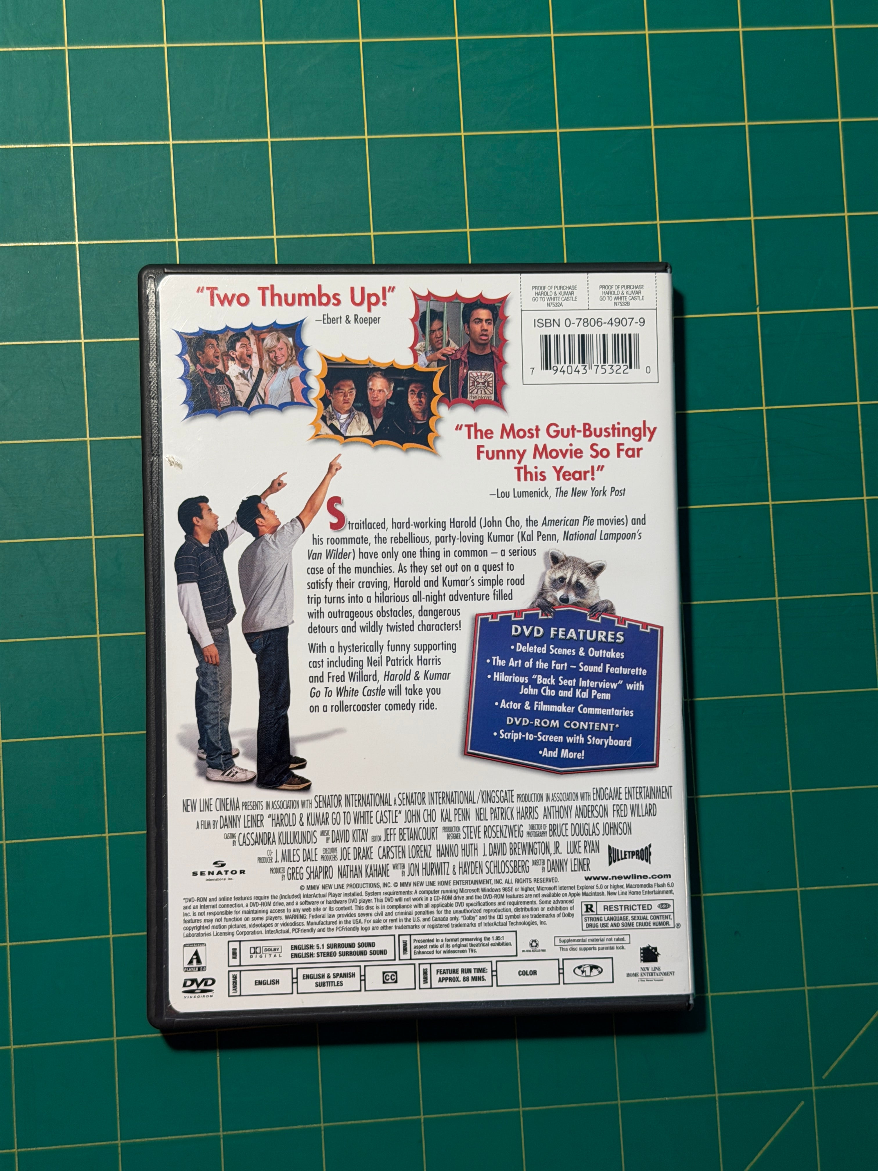 Harold & Kumar Go to White Castle - DVD, Used Good