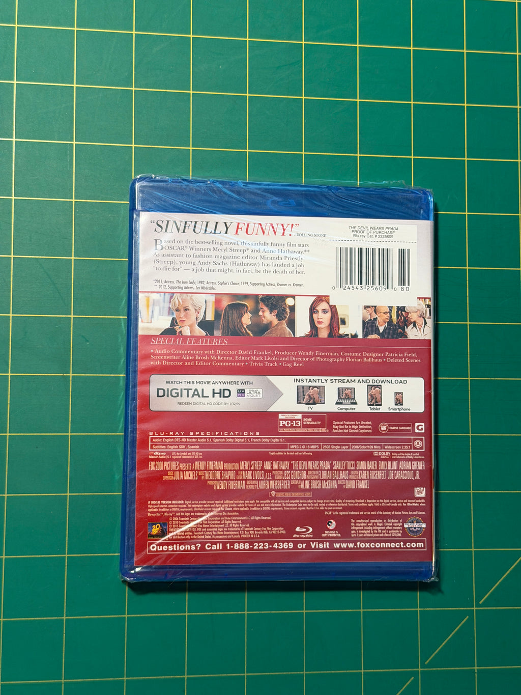 The Devil Wears Prada - Blu-ray, New, Sealed