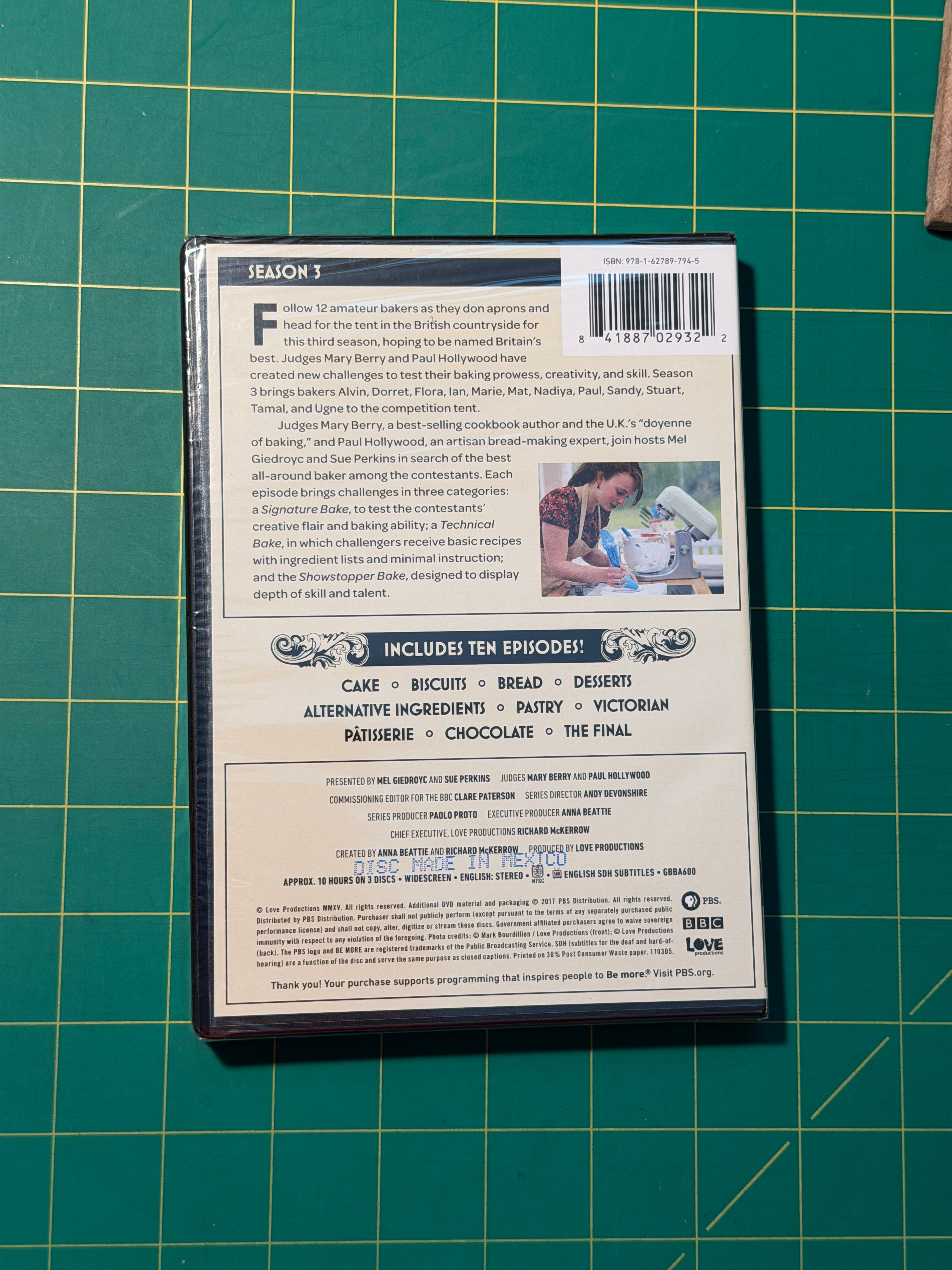 The Great British Baking Show: Season 3 - DVD, New, Sealed
