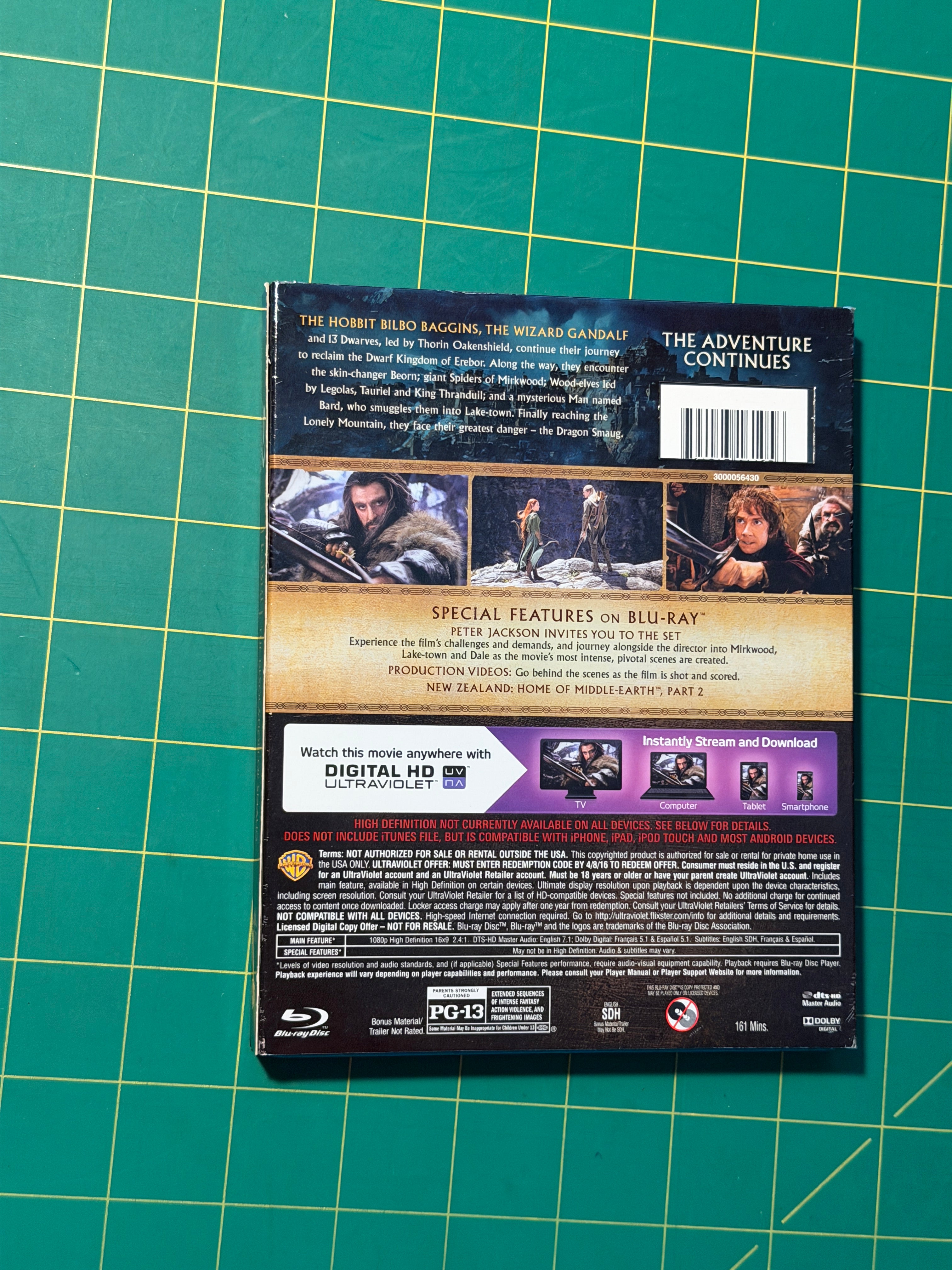 The Hobbit: The Desolation of Smaug - Blu-ray/DVD, Used Good