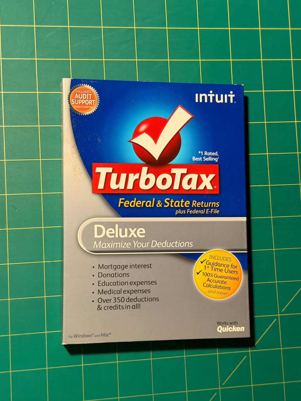 TurboTax Deluxe - Accounting Software, Used Good