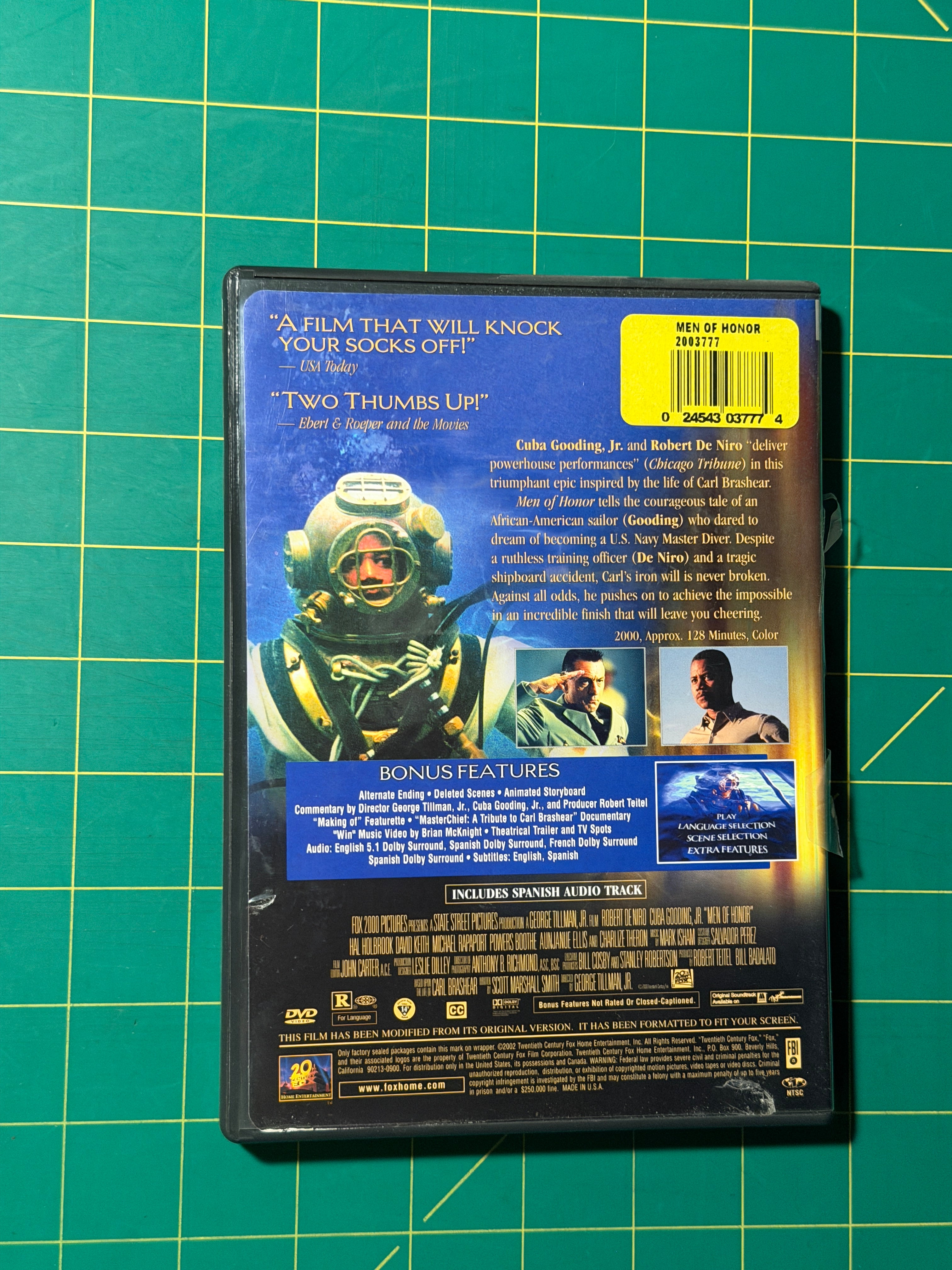 Men of Honor - DVD, Used Good