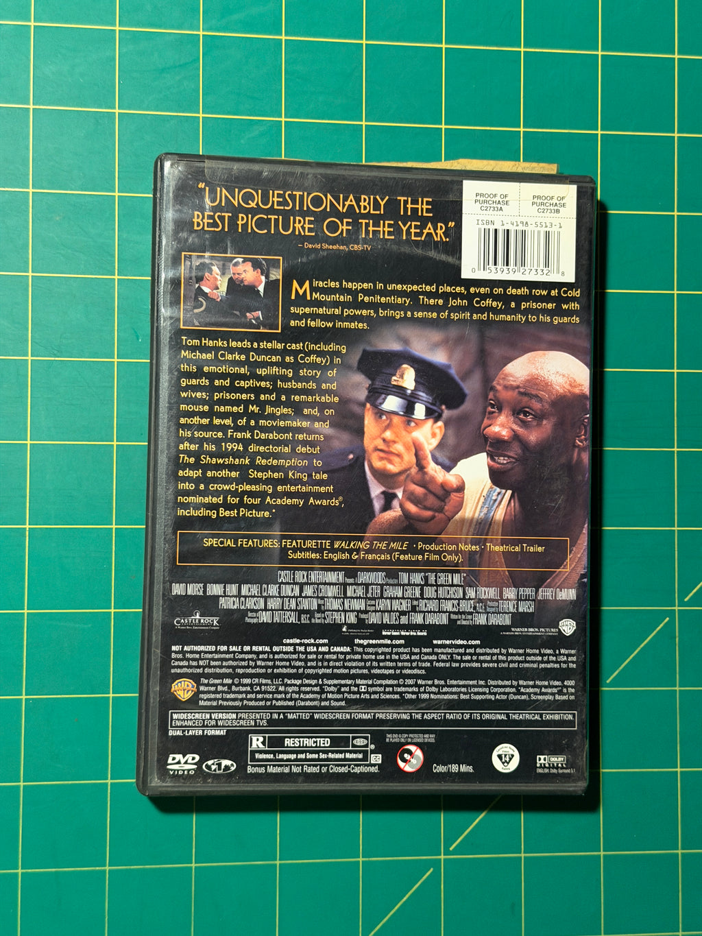 The Green Mile - DVD, Used Good