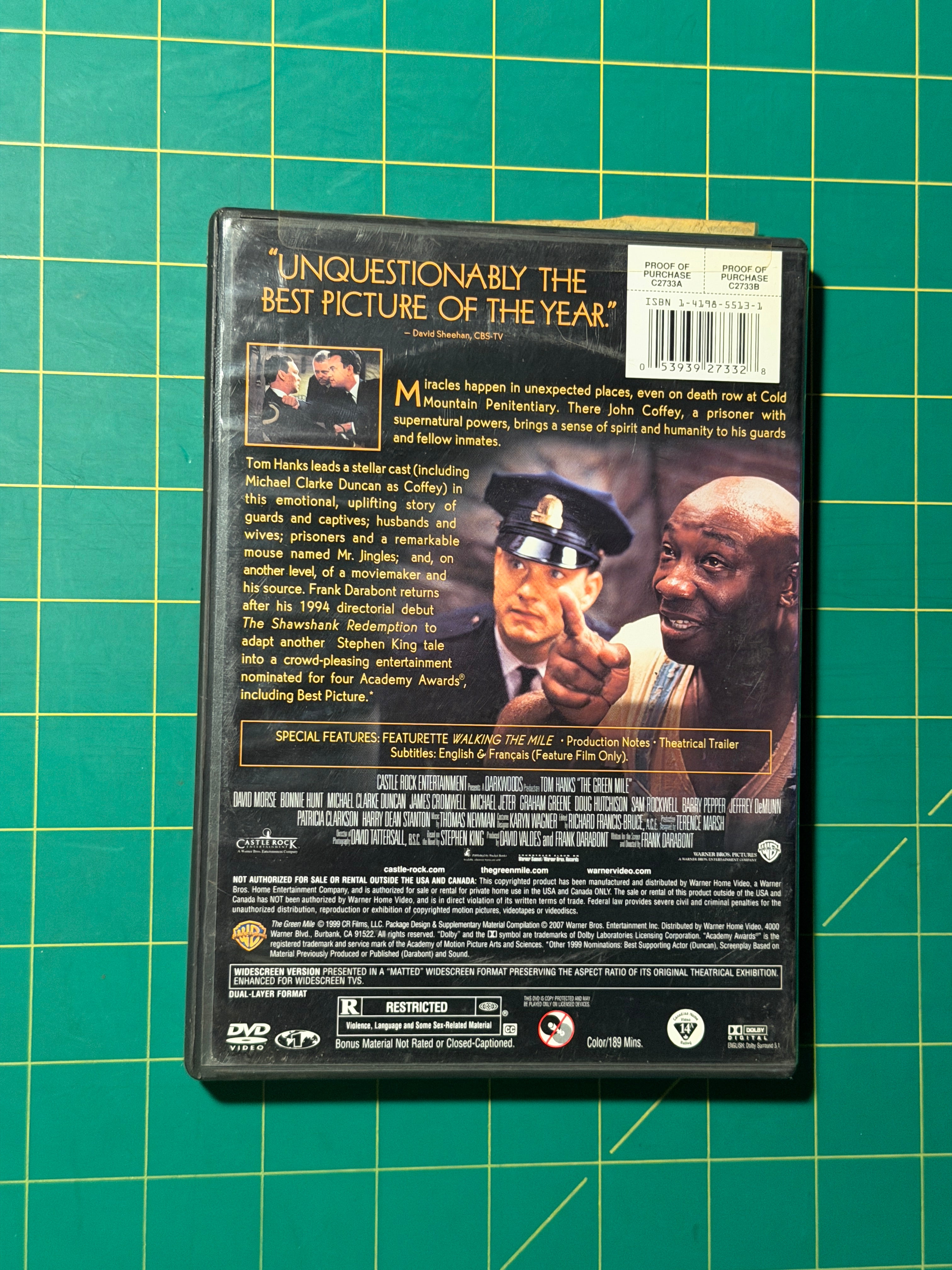 The Green Mile - DVD, Used Good
