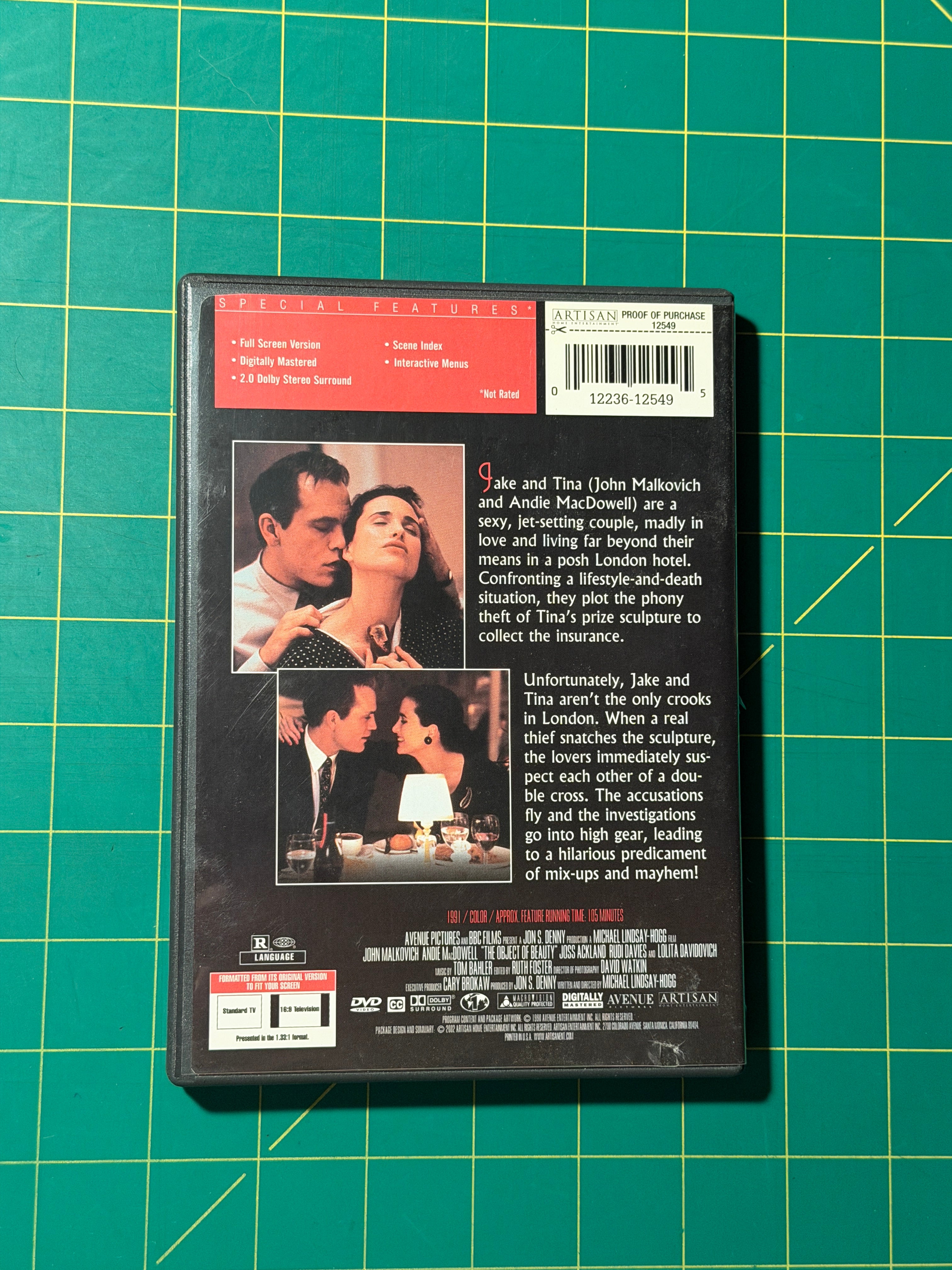 The Object of Beauty - DVD, Used Good