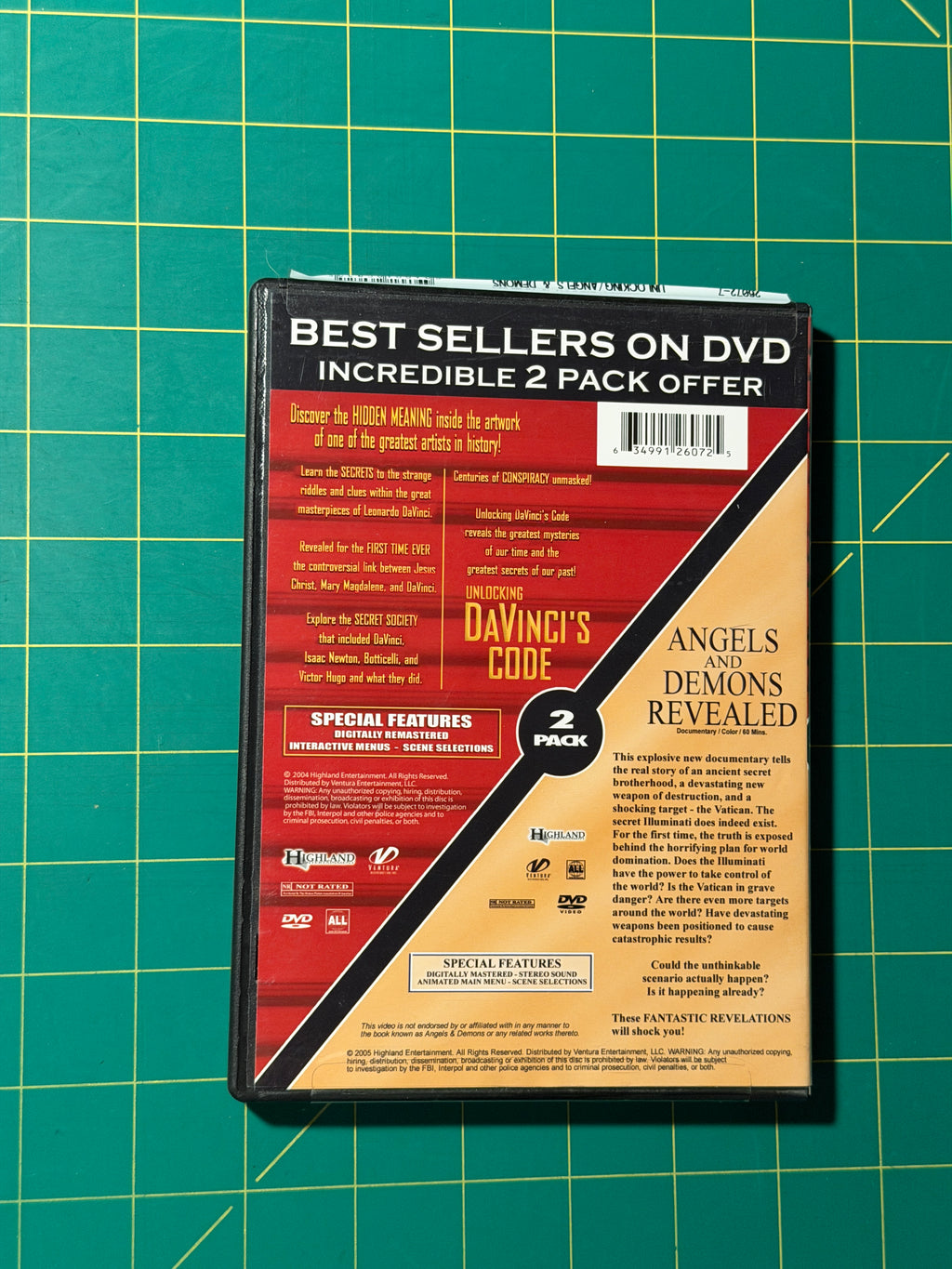 Unlocking DaVinci's Code/ Angels and Demons Revealed - DVD, Used Good
