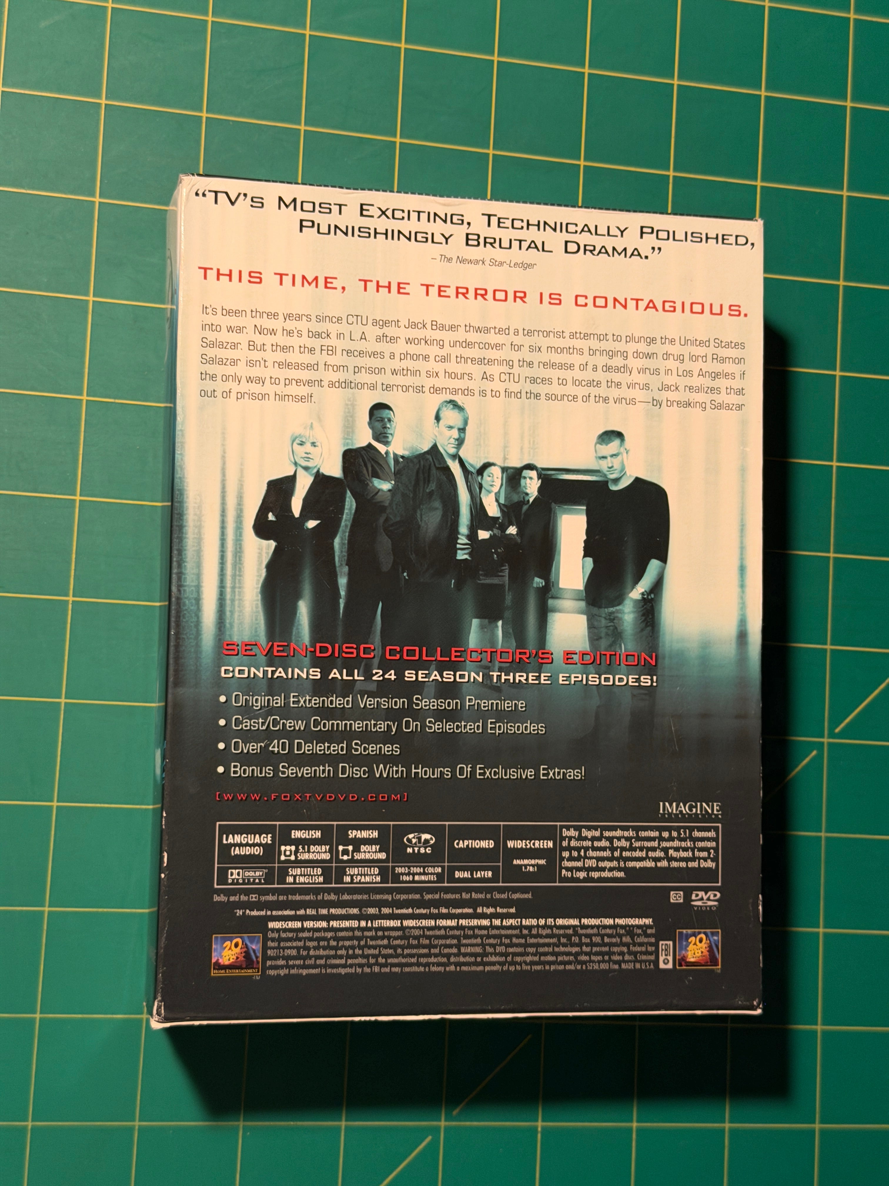 24: Season Three - DVD, Used Acceptable
