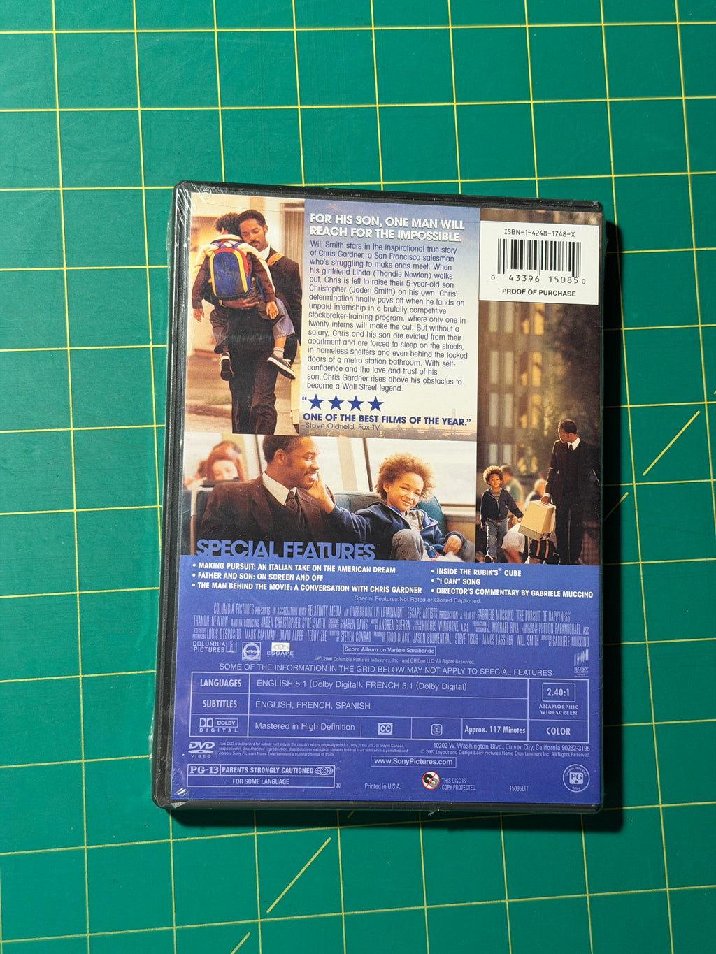 The Pursuit of Happyness - DVD, New, Sealed