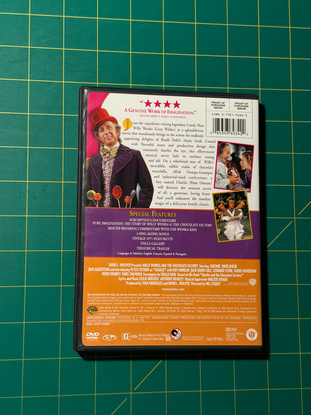 Willy Wonka & The Chocolate Factory - DVD, Used Good
