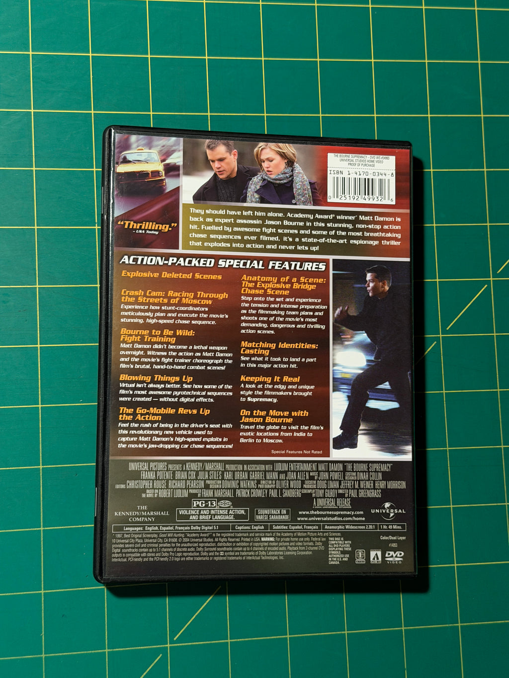 The Bourne Supremacy - DVD, Used Good