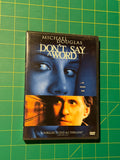 Don't Say a Word - DVD, Used Good