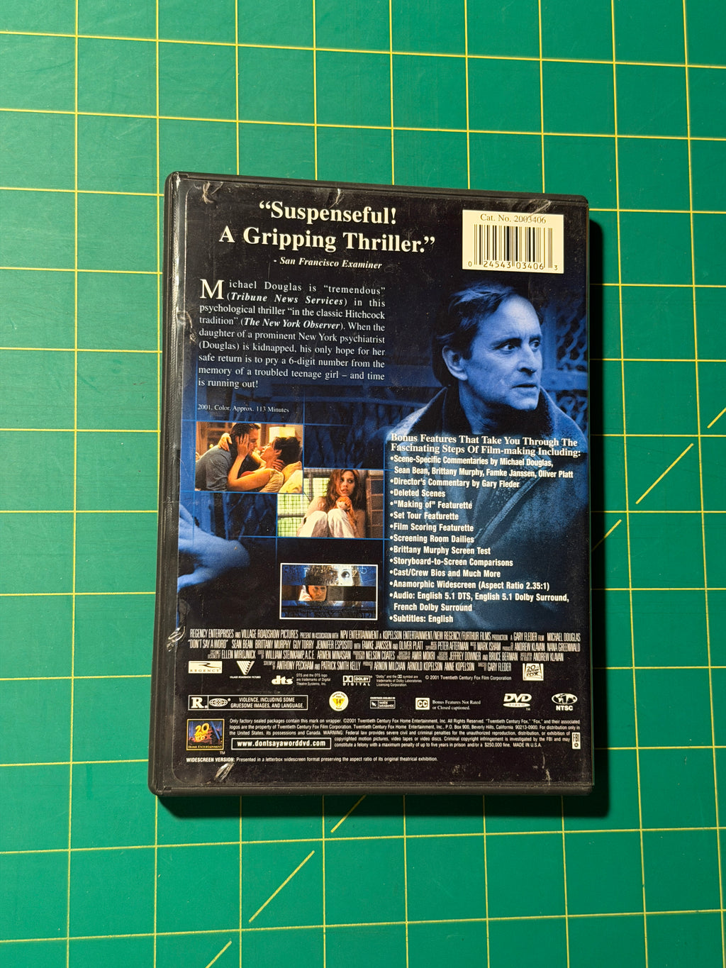 Don't Say a Word - DVD, Used Good