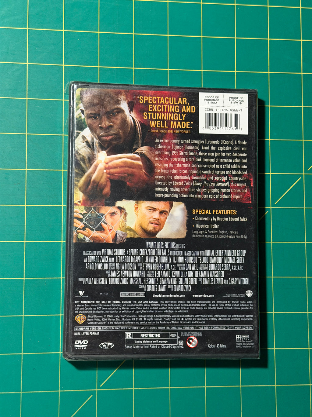 Blood Diamond - DVD, New, Sealed