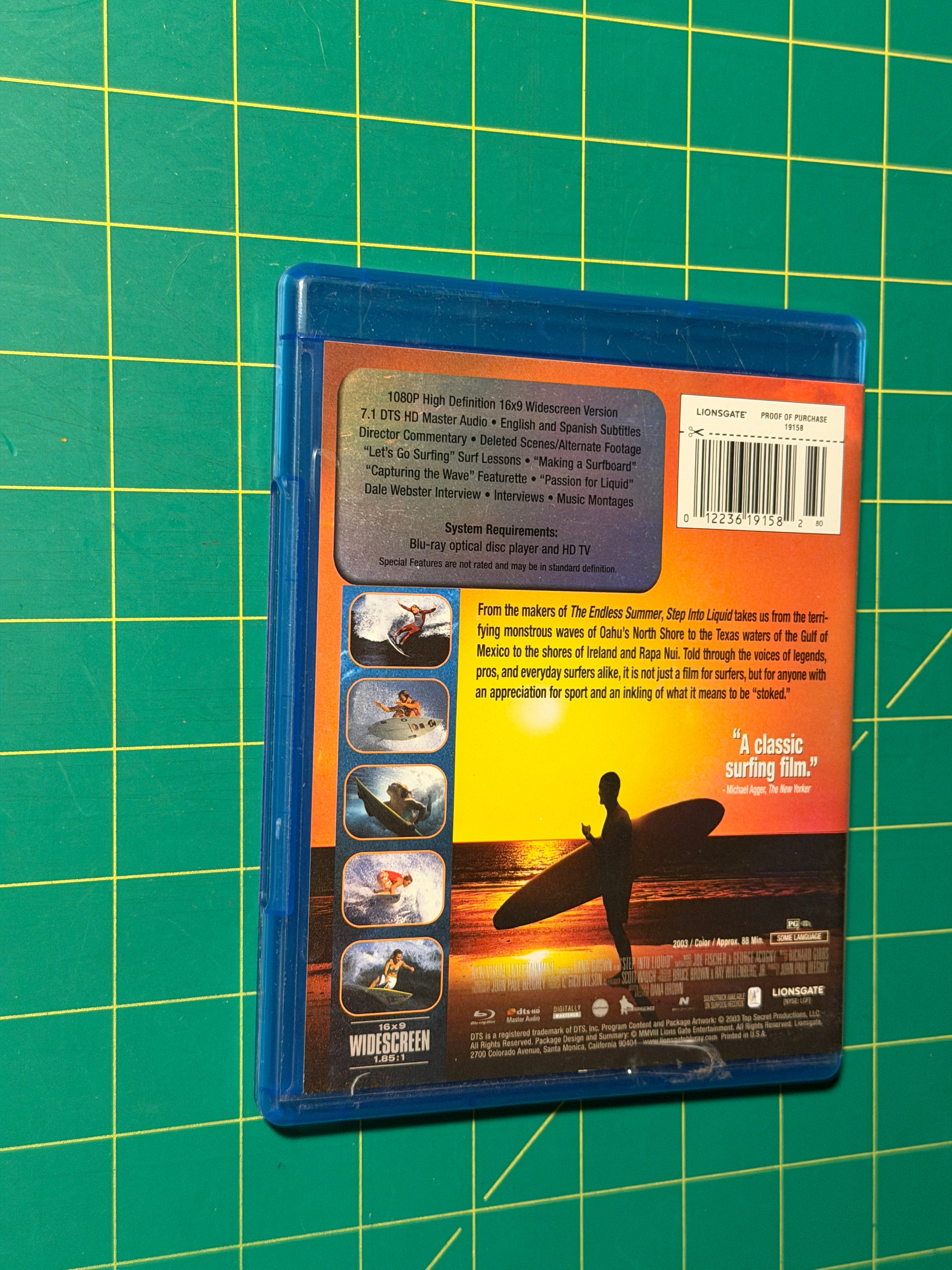 Step Into Liquid - Blu-ray, Used Good