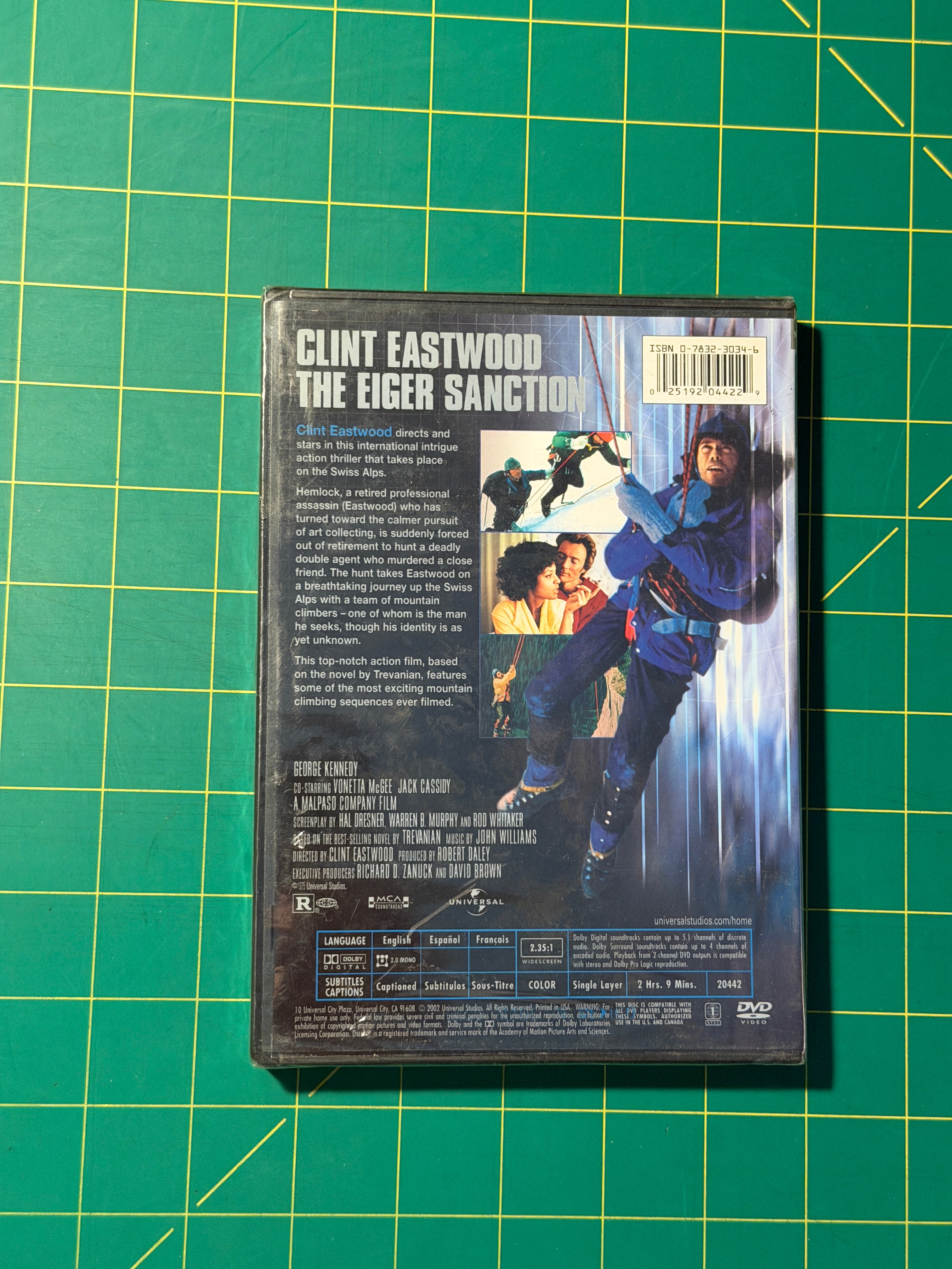 The Eiger Sanction - DVD, New, Sealed
