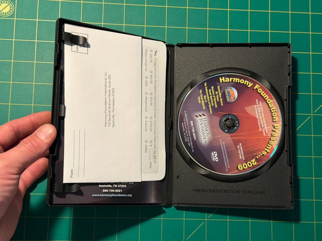 The Harmony Foundation Presents ... 2009 - DVD, Used Good