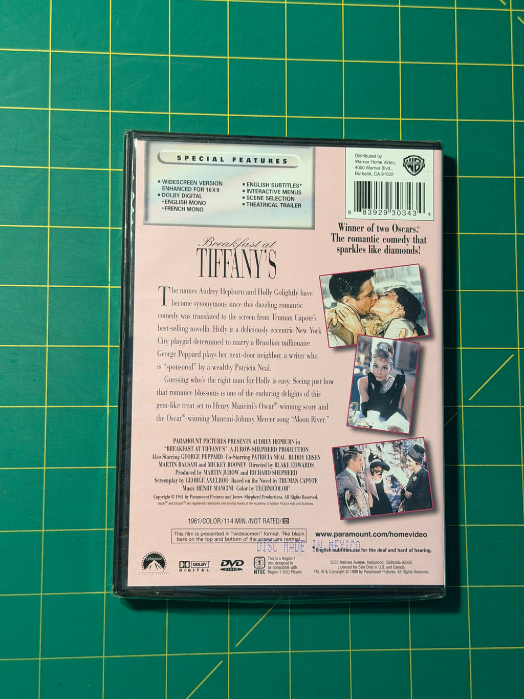 Breakfast at Tiffany's - DVD, New, Sealed