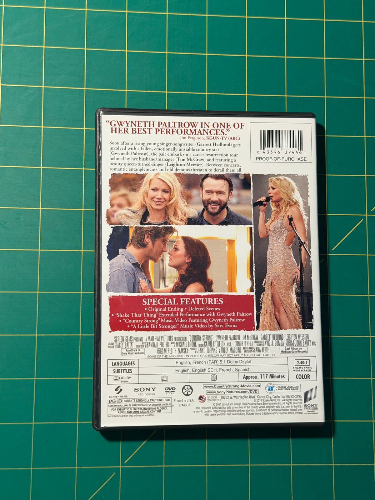 Country Strong - DVD, Used Good
