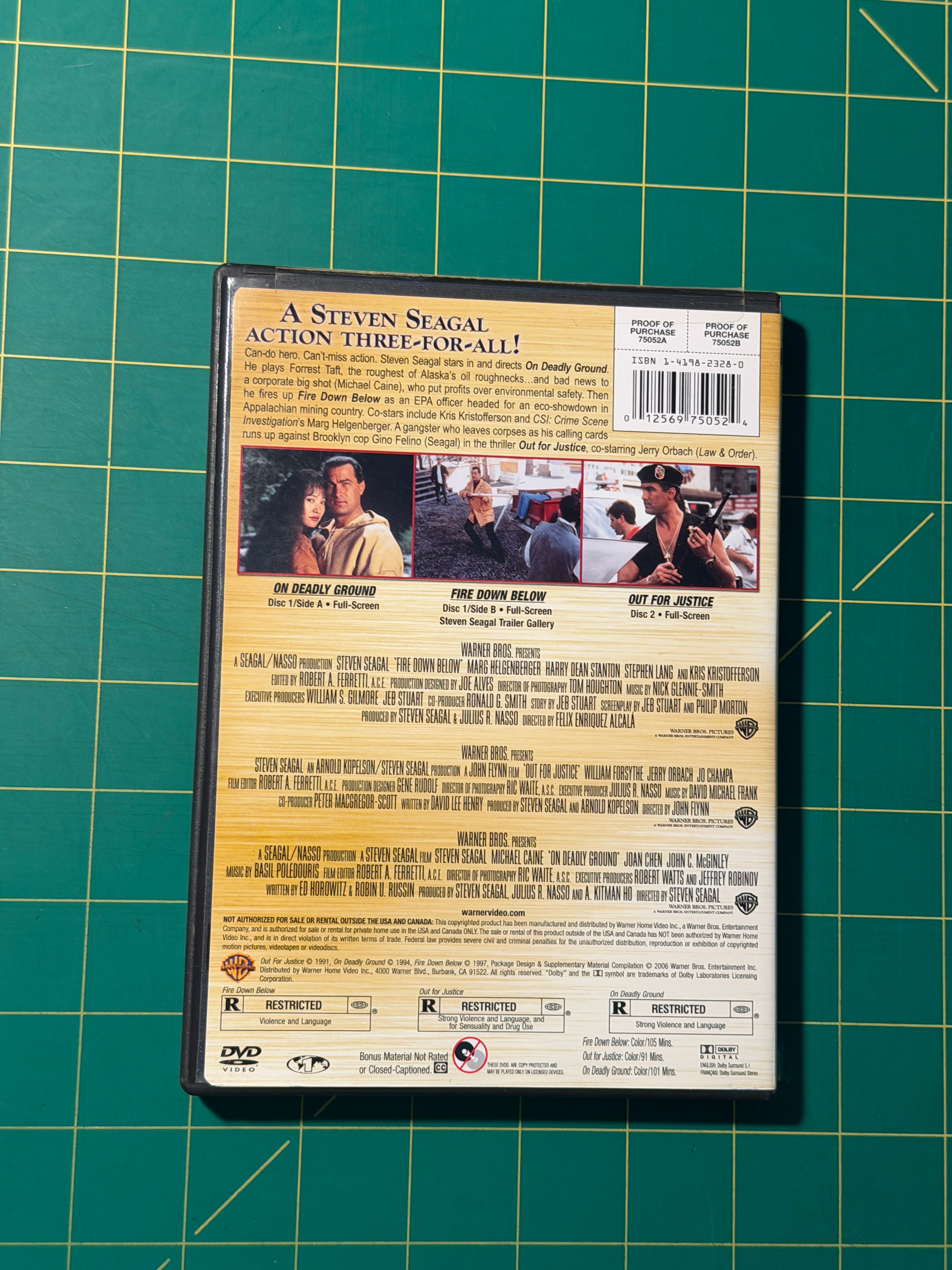 Steven Seagal Triple Feature - DVD, Used Good