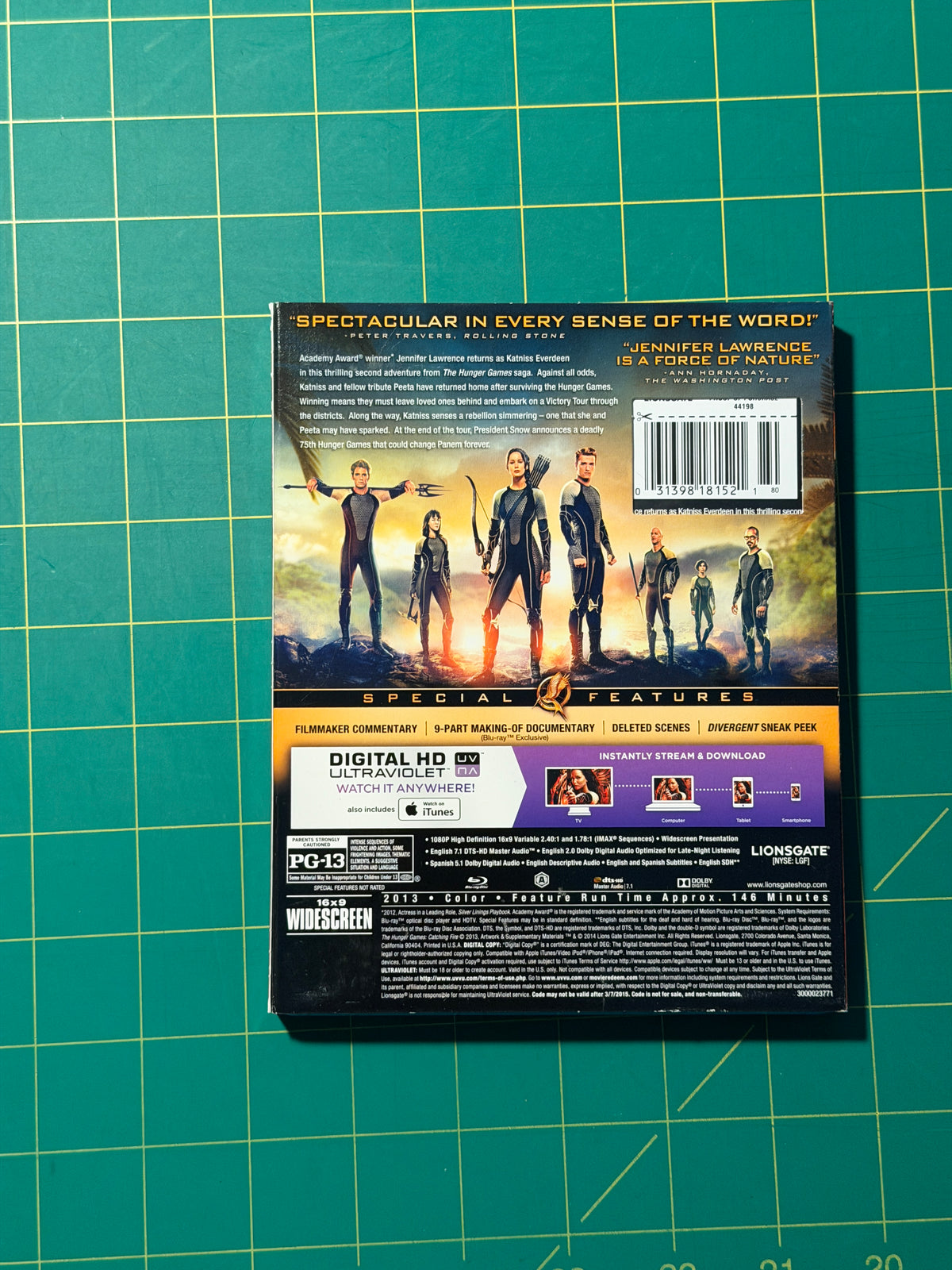 The Hunger Games: Catching Fire - Blu-ray, DVD, Used Good