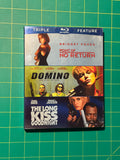 Triple Feature: Point of No Return, Domino, The Long Kiss Goodnight - Blu-ray, Used Good