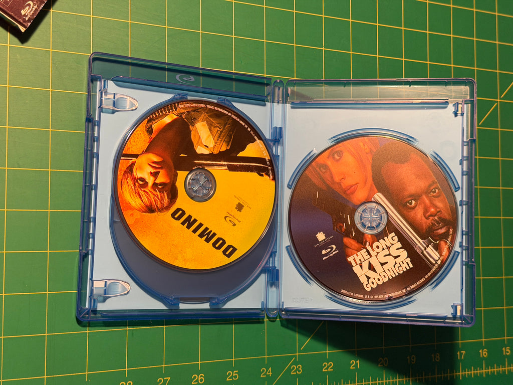 Triple Feature: Point of No Return, Domino, The Long Kiss Goodnight - Blu-ray, Used Good