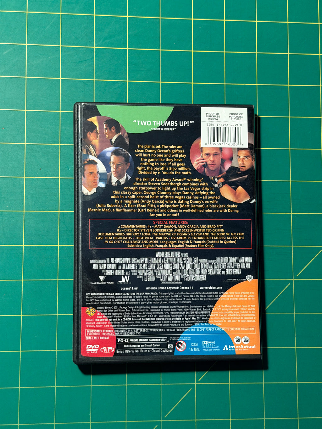 Ocean's Eleven - DVD, Used Good