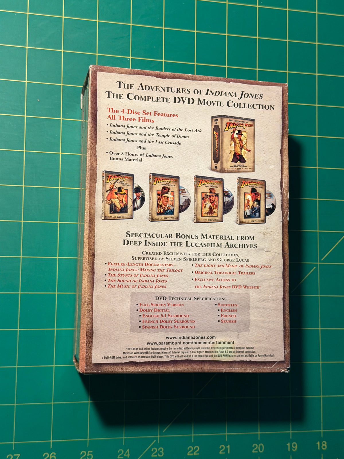 The Adventures of Indiana Jones: The Complete DVD Collection - DVD, Used Good