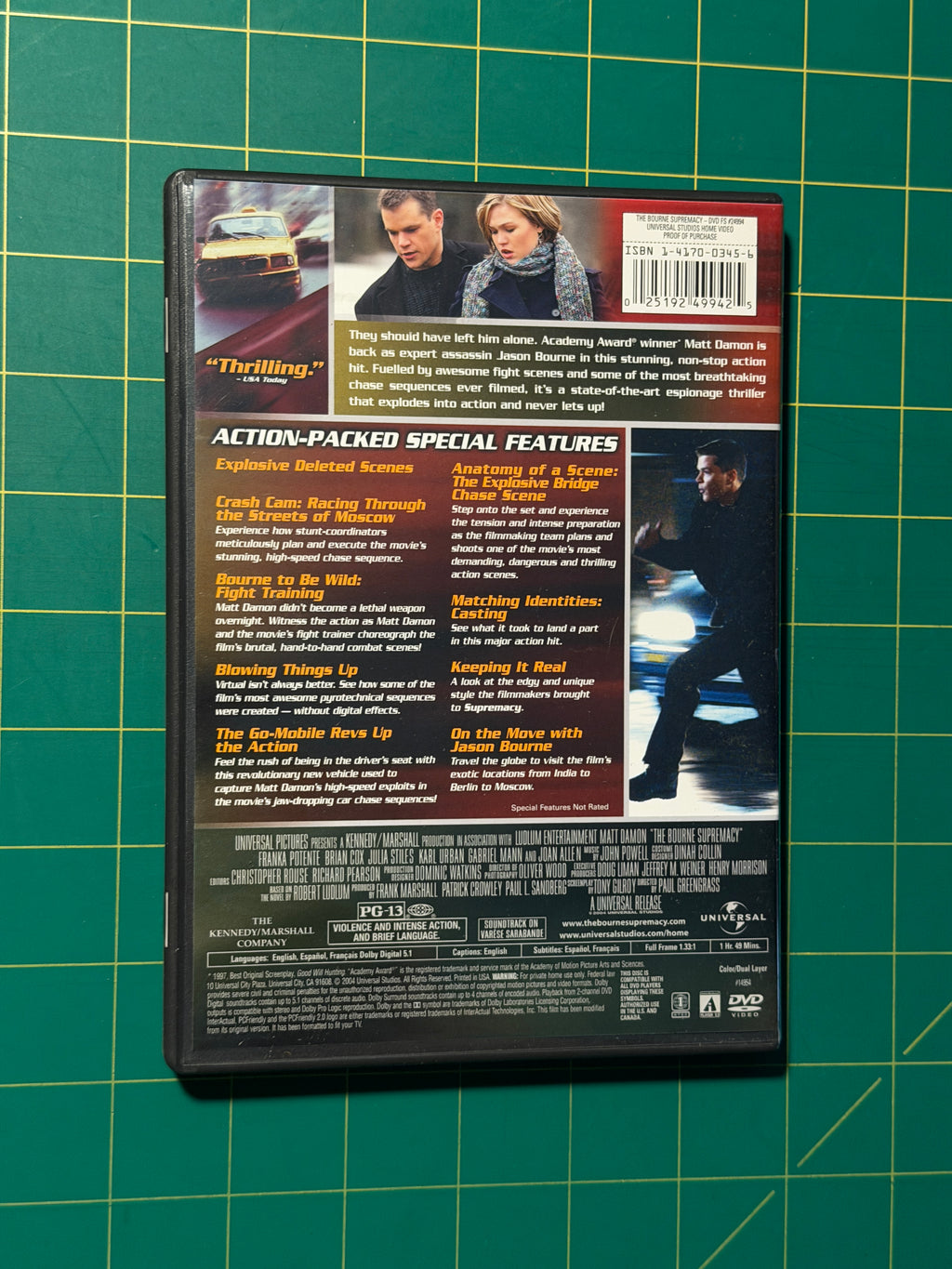 The Bourne Supremacy - DVD, Used Good