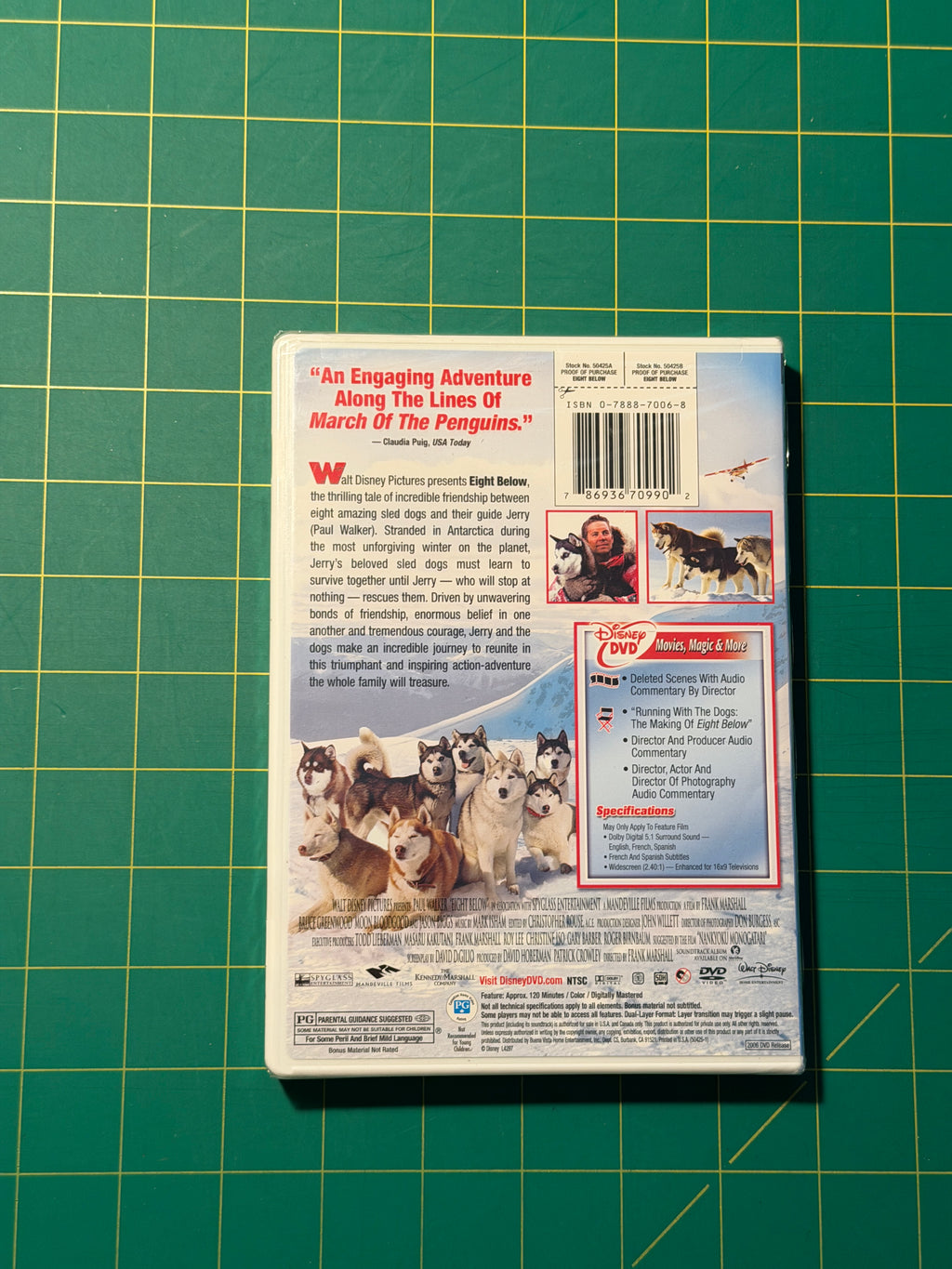 Eight Below - DVD, New, Sealed