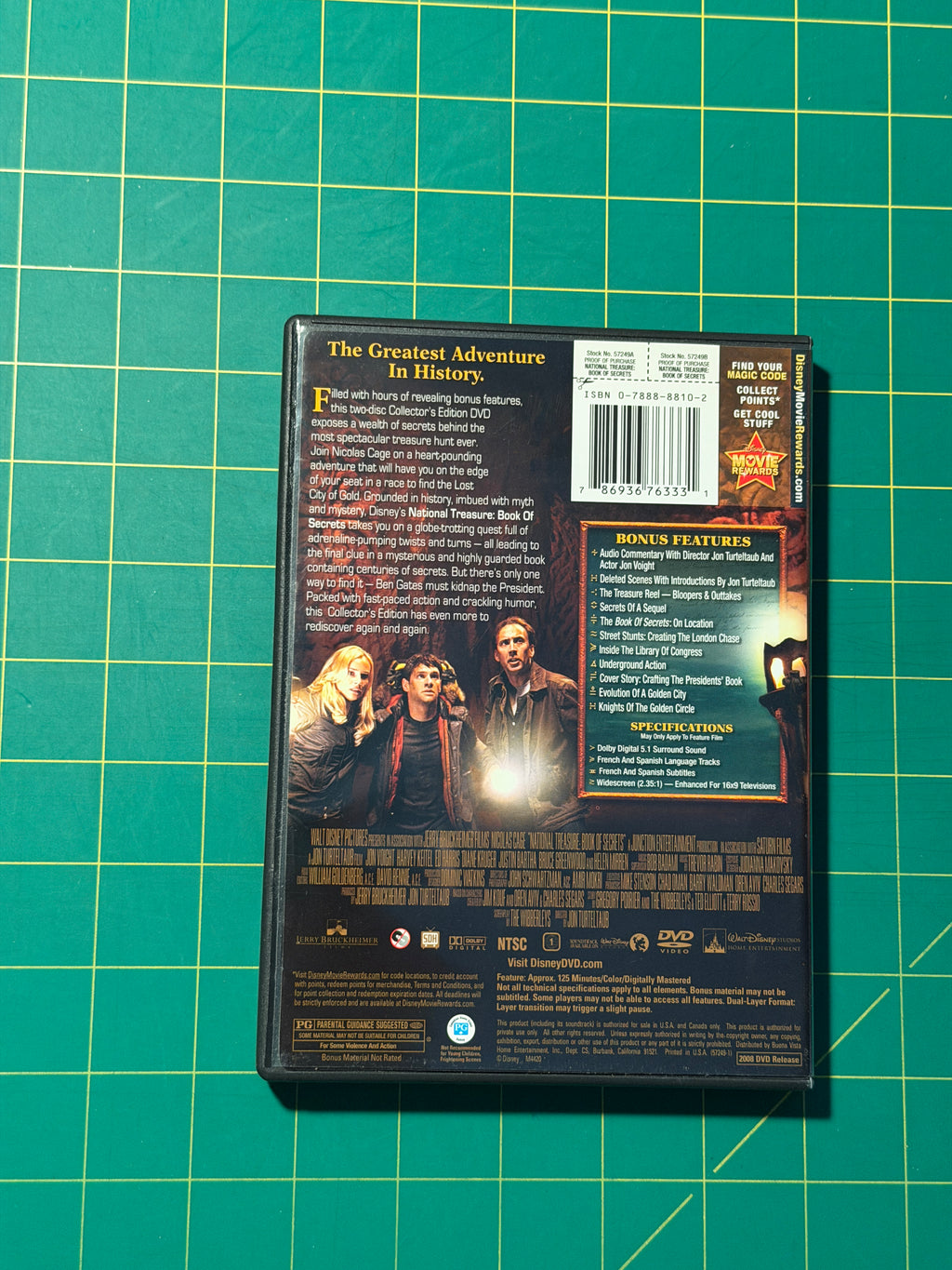 National Treasure 2: Book of Secrets - DVD, Used Good