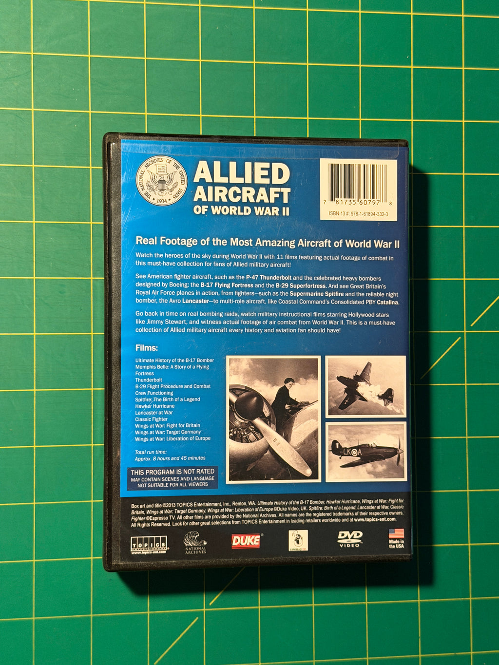Allied Aircraft of World War II - DVD, Used Good