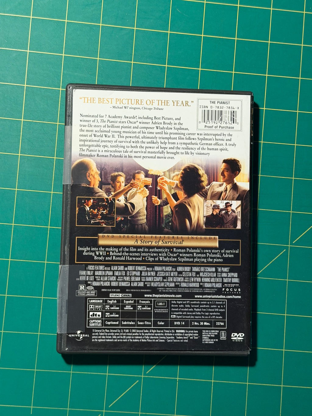The Pianist - DVD, Used Acceptable